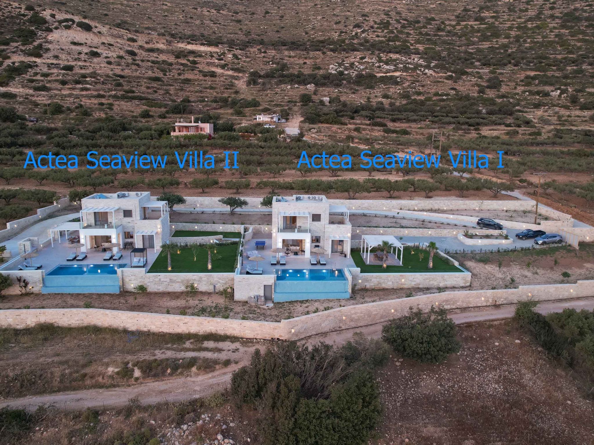 Actea Seaview Villa II''Free''beheizter Pool,800m Meer-Binnen
