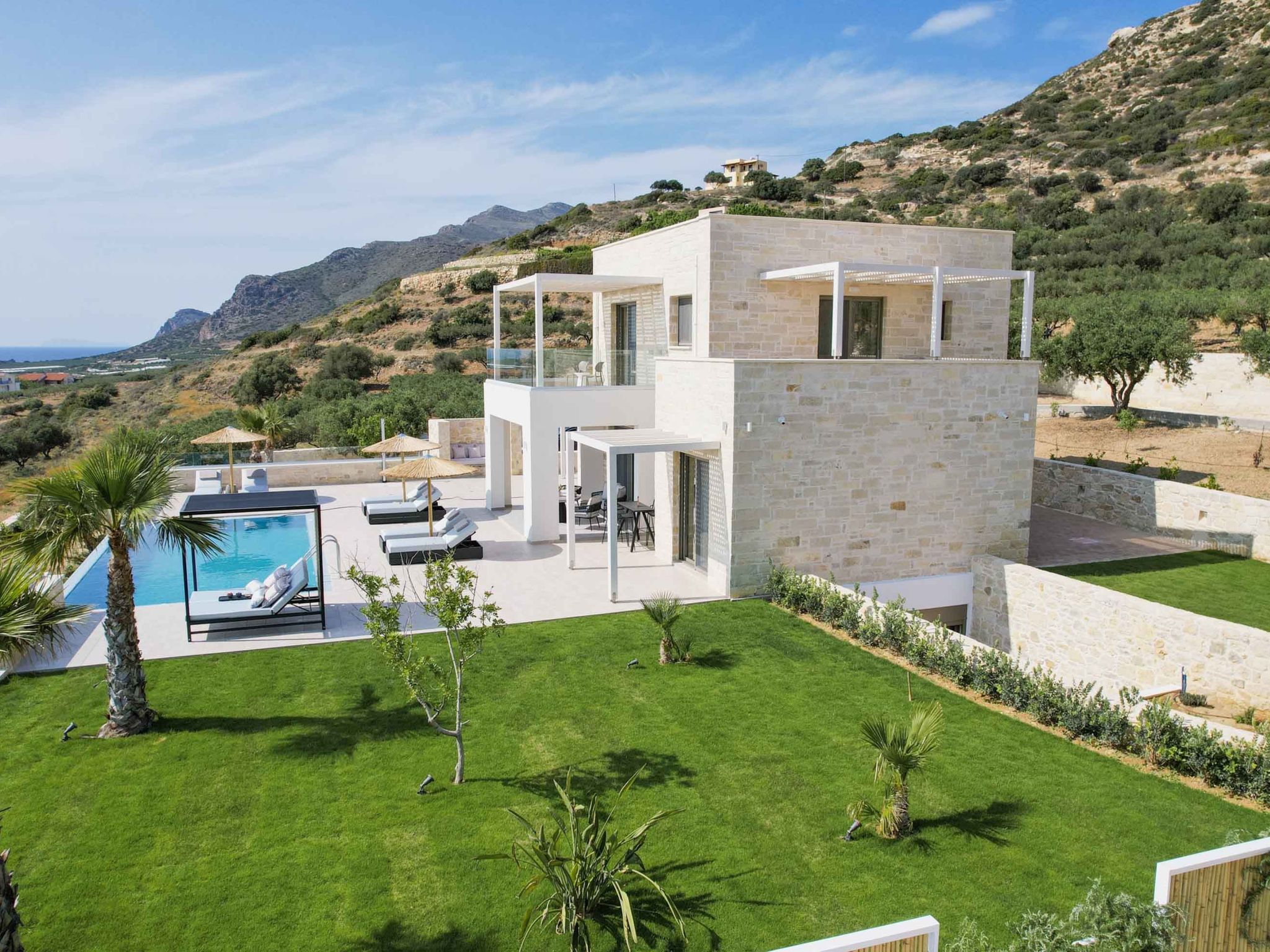 Actea Seaview Villa II''Free''beheizter Pool,800m Meer-Binnen