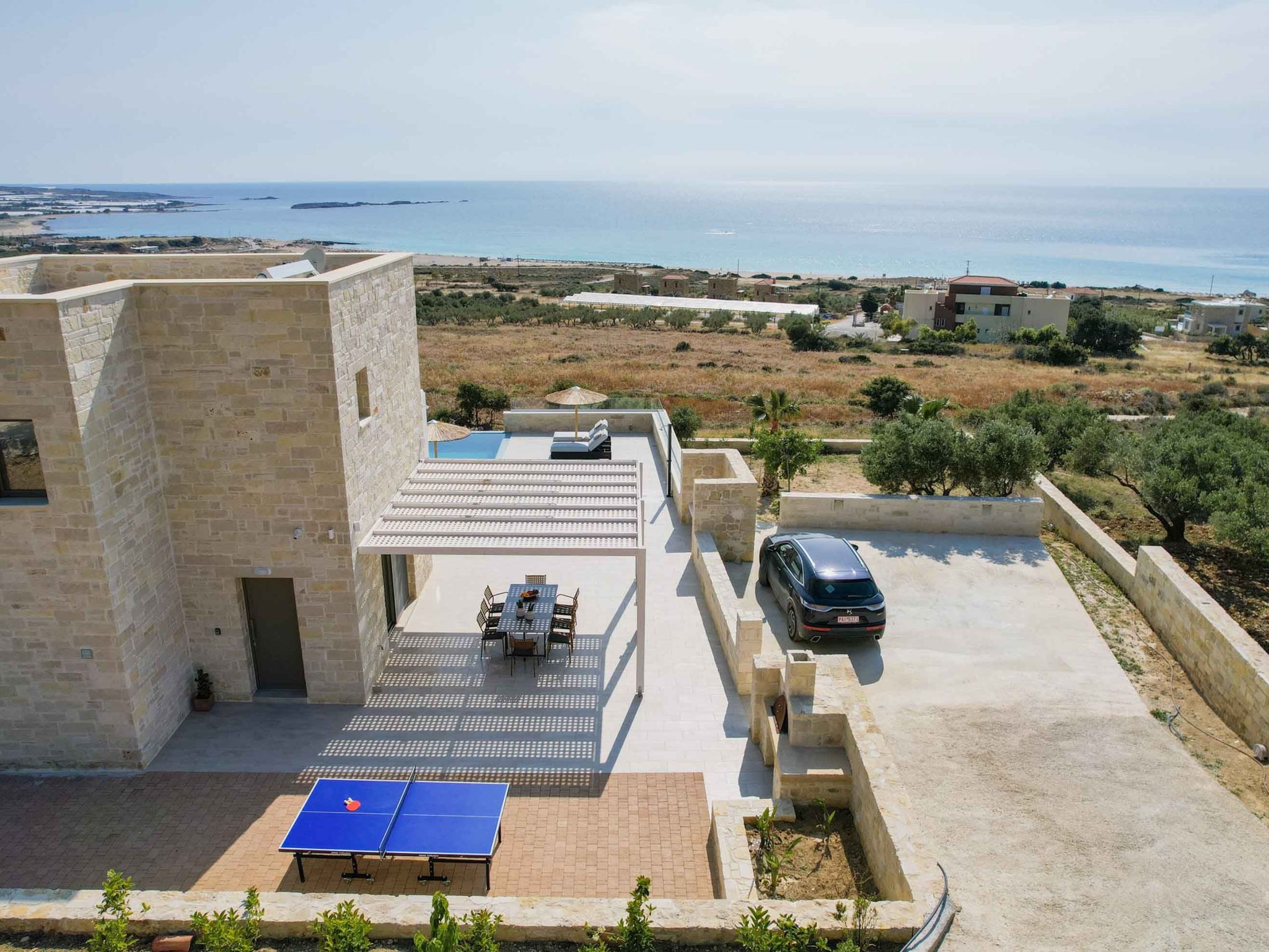 Actea Seaview Villa II''Free''beheizter Pool,800m Meer-Binnen