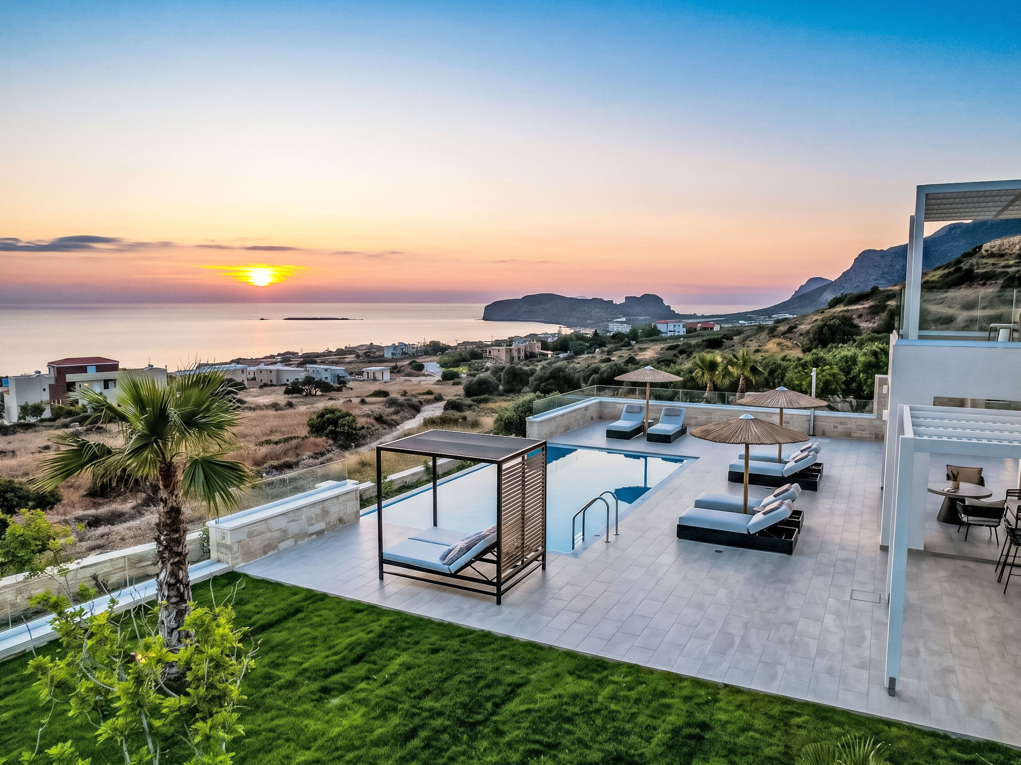 Maison Actea Seaview Villa II''Free''beheizter Pool,800m Meer – Chambre, photo 54 sur 56