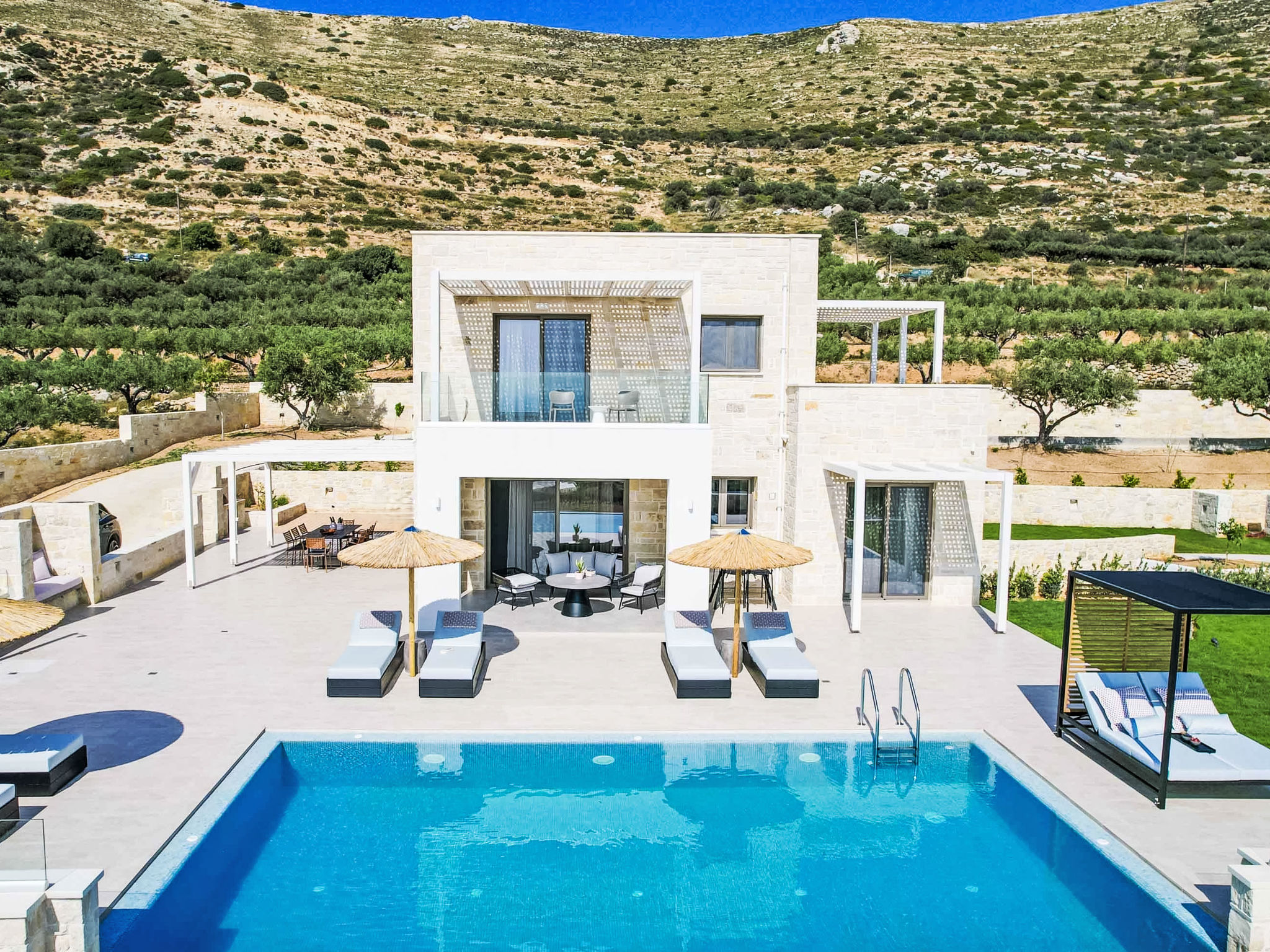 Maison Actea Seaview Villa II''Free''beheizter Pool,800m Meer – Chambre, photo 2 sur 56