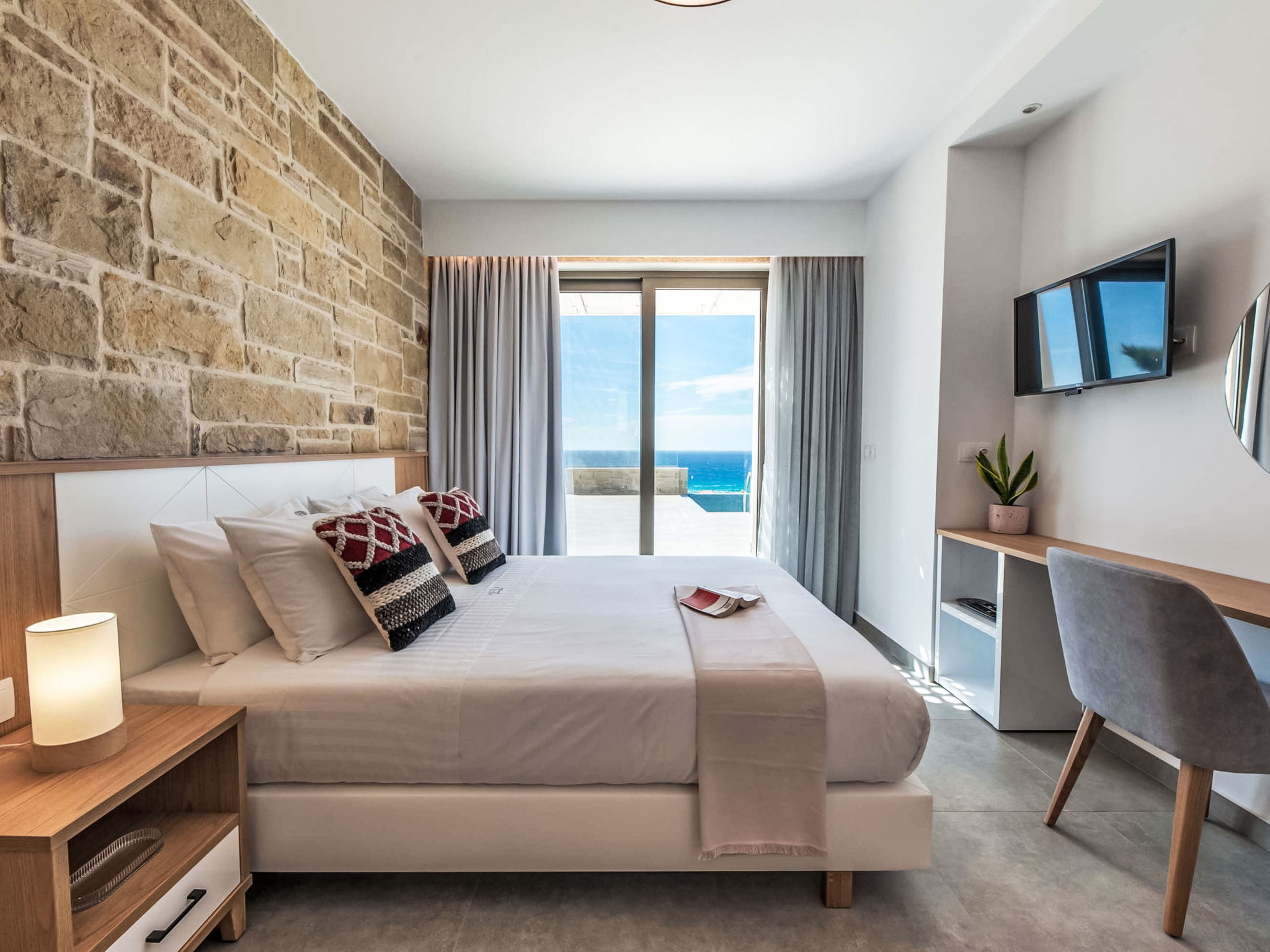 Maison Actea Seaview Villa II''Free''beheizter Pool,800m Meer – Chambre, photo 20 sur 56