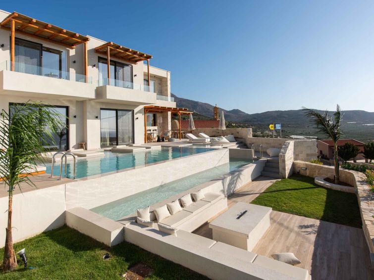 Casa di Franco: Luxe villa met verwarmd zwembad, fitness en hammam in Kreta in Kissamos Kriti