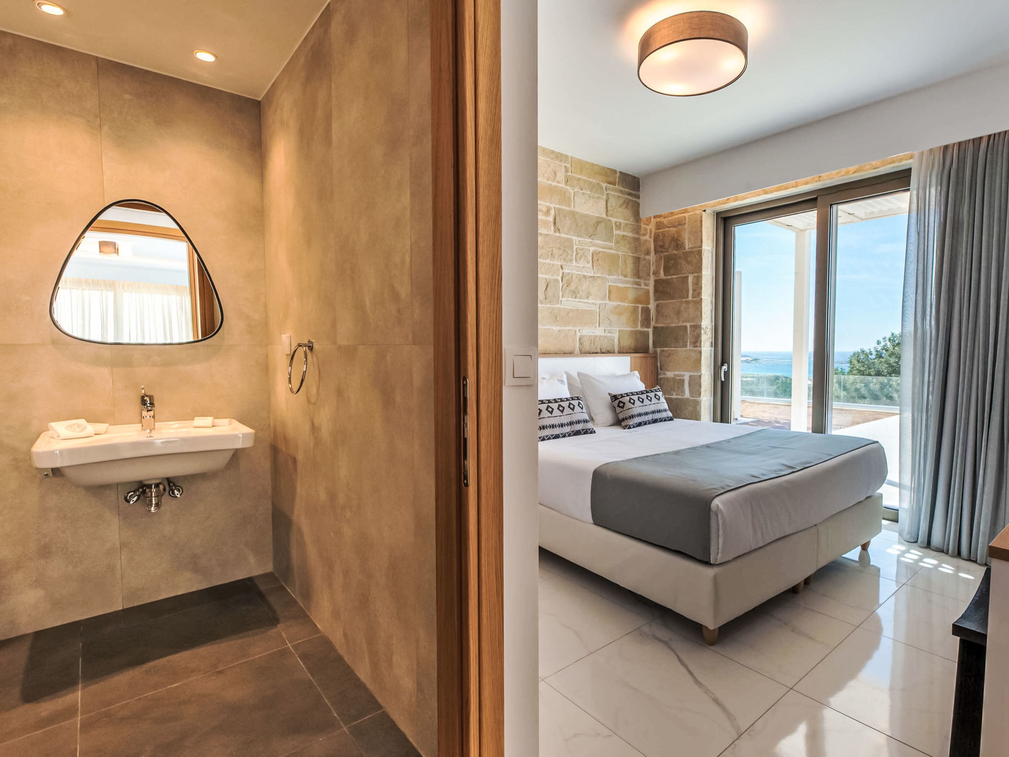 Maison Actea Seaview Villa I ''Free''beheizter Pool, 800m Meer – Chambre, photo 22 sur 55