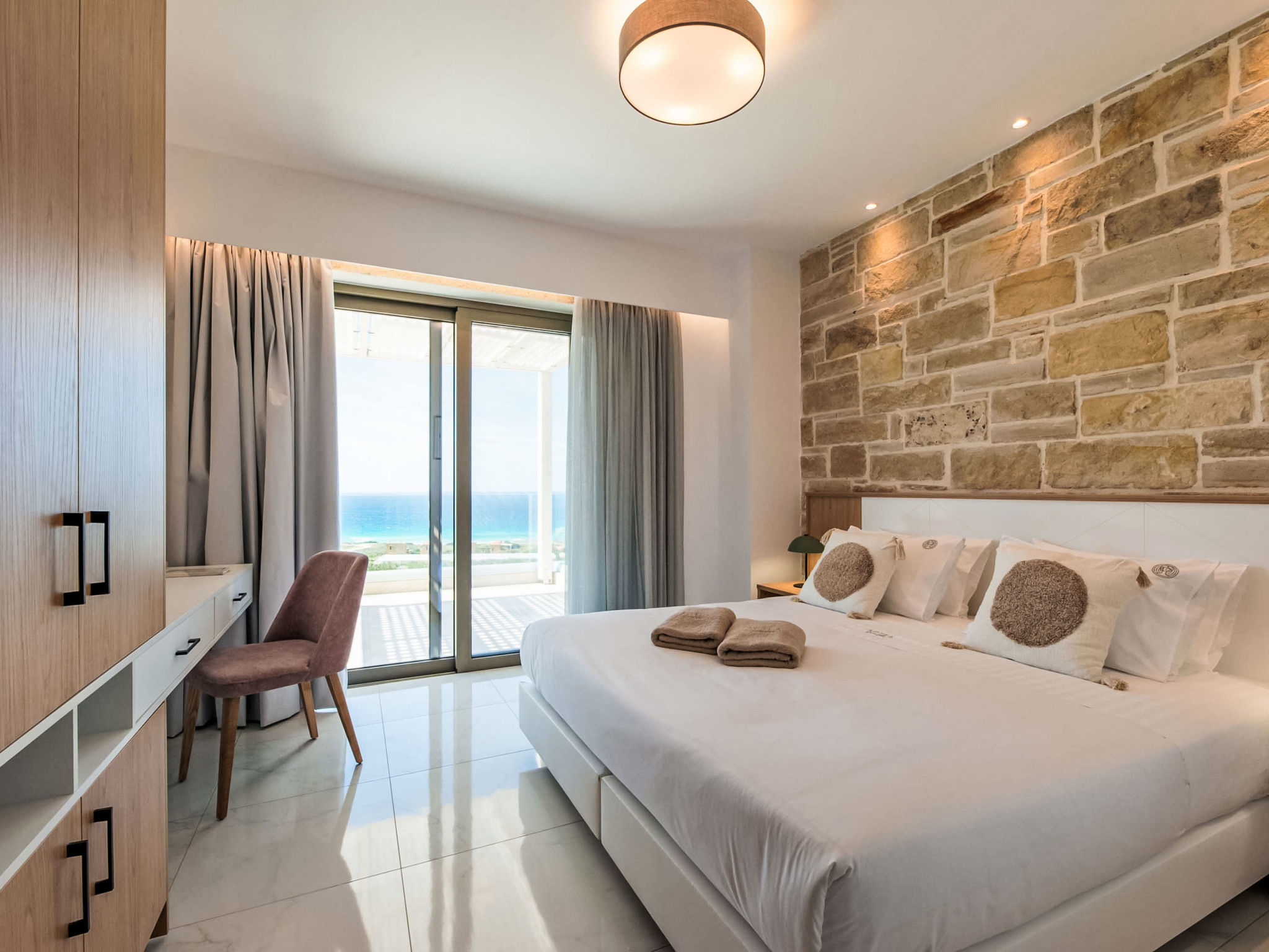 Maison Actea Seaview Villa I ''Free''beheizter Pool, 800m Meer – Chambre, photo 25 sur 55