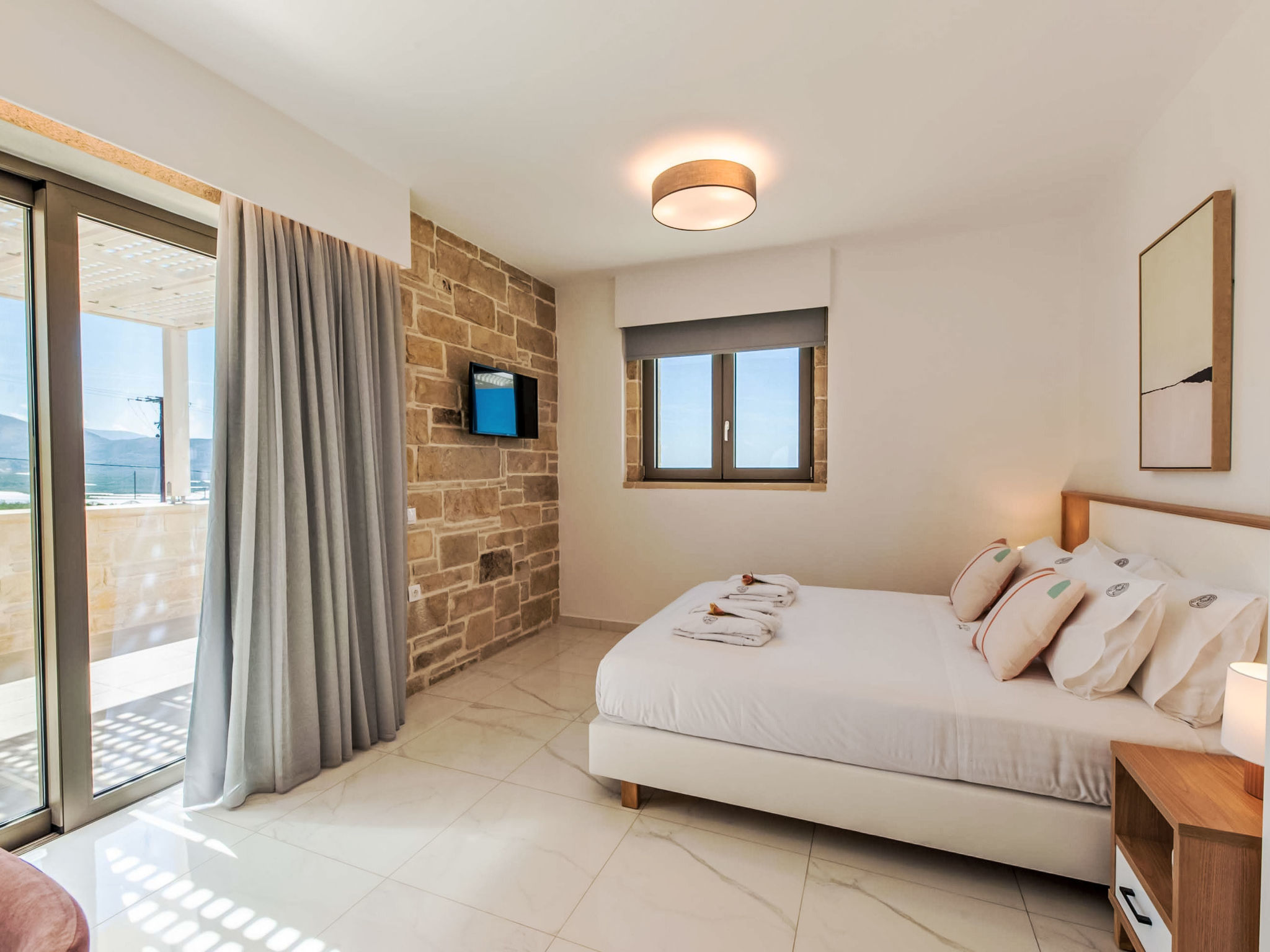 Maison Actea Seaview Villa I ''Free''beheizter Pool, 800m Meer – Chambre, photo 34 sur 55