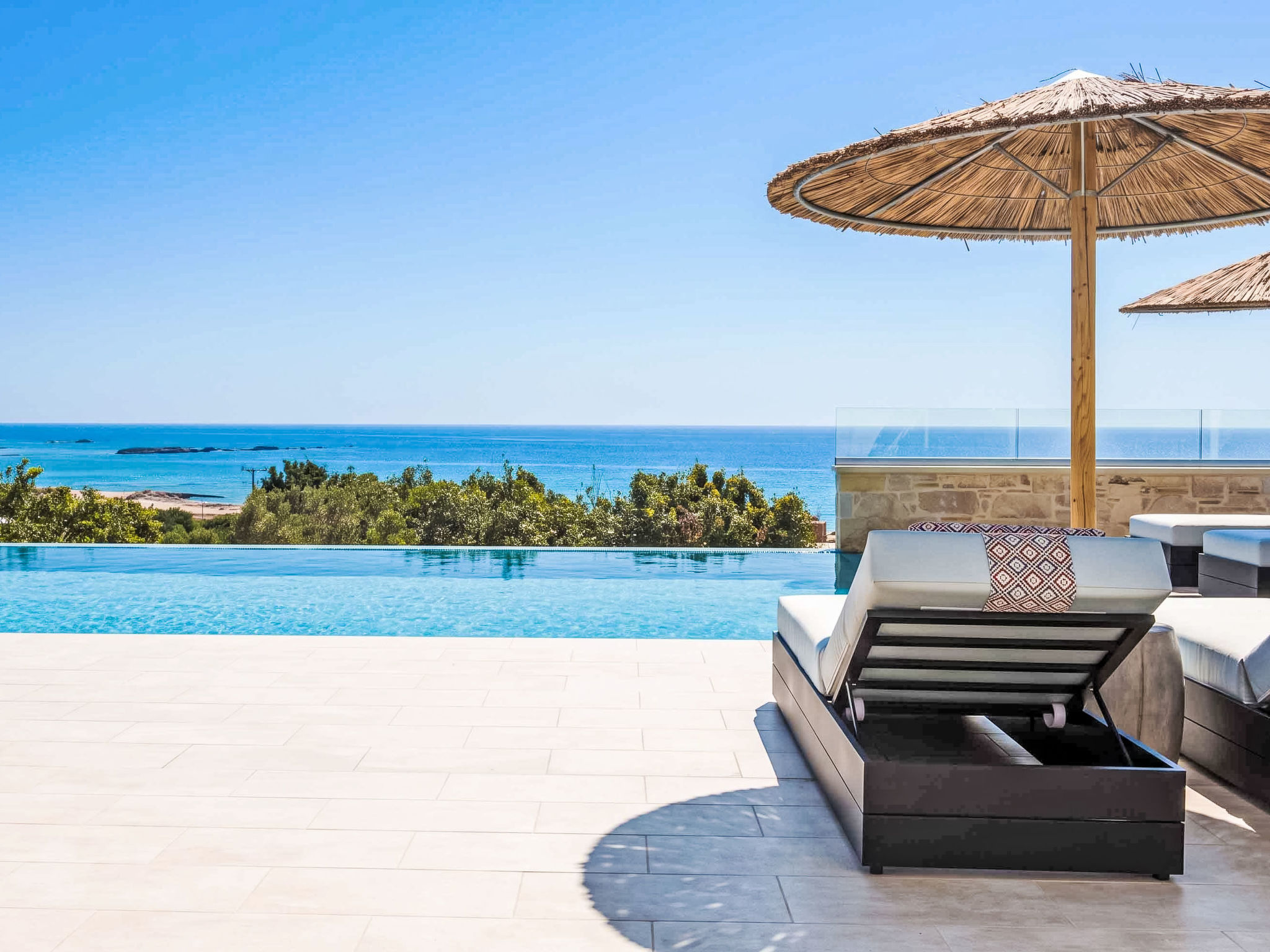 Maison Actea Seaview Villa I ''Free''beheizter Pool, 800m Meer – Terrasse, photo 8 sur 55