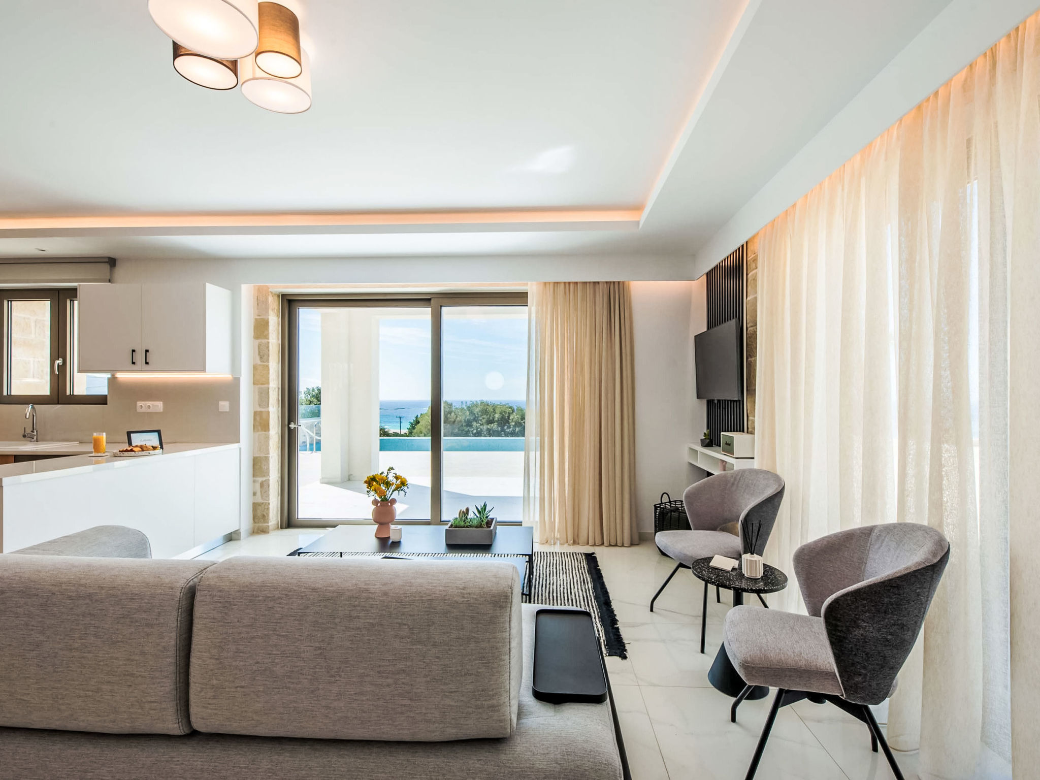 Maison Actea Seaview Villa I ''Free''beheizter Pool, 800m Meer – Séjour, photo 12 sur 55