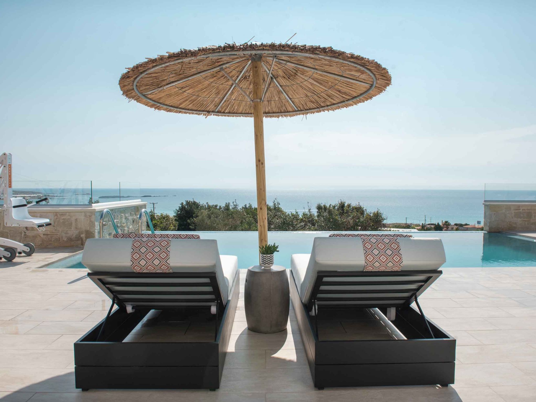 Actea Seaview Villa I ''Free''beheizter Pool, 800m Meer-Binnen