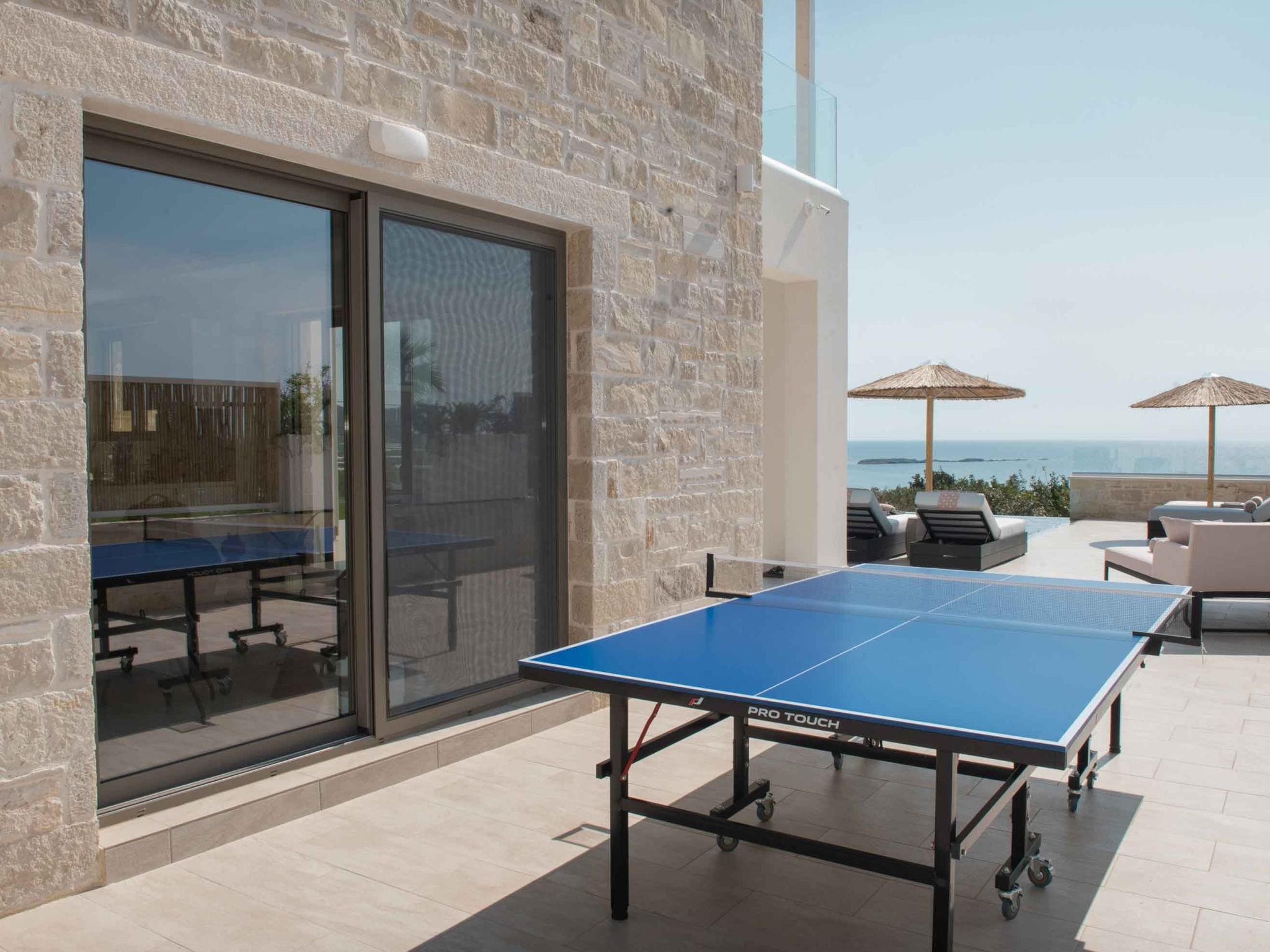 Actea Seaview Villa I ''Free''beheizter Pool, 800m Meer-Binnen