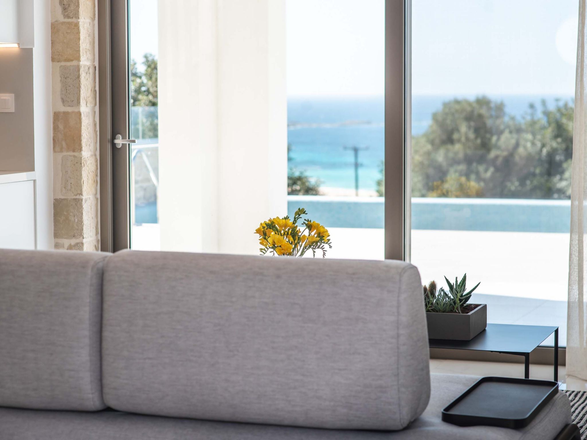 Actea Seaview Villa I ''Free''beheizter Pool, 800m Meer-Binnen