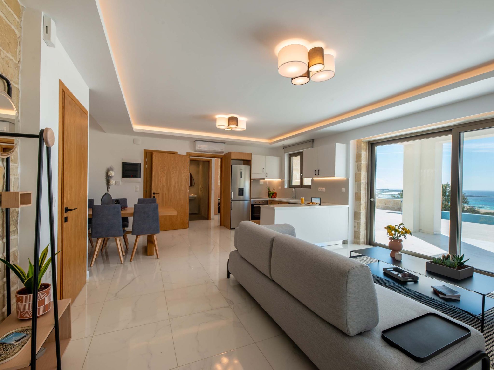 Actea Seaview Villa I ''Free''beheizter Pool, 800m Meer-Binnen