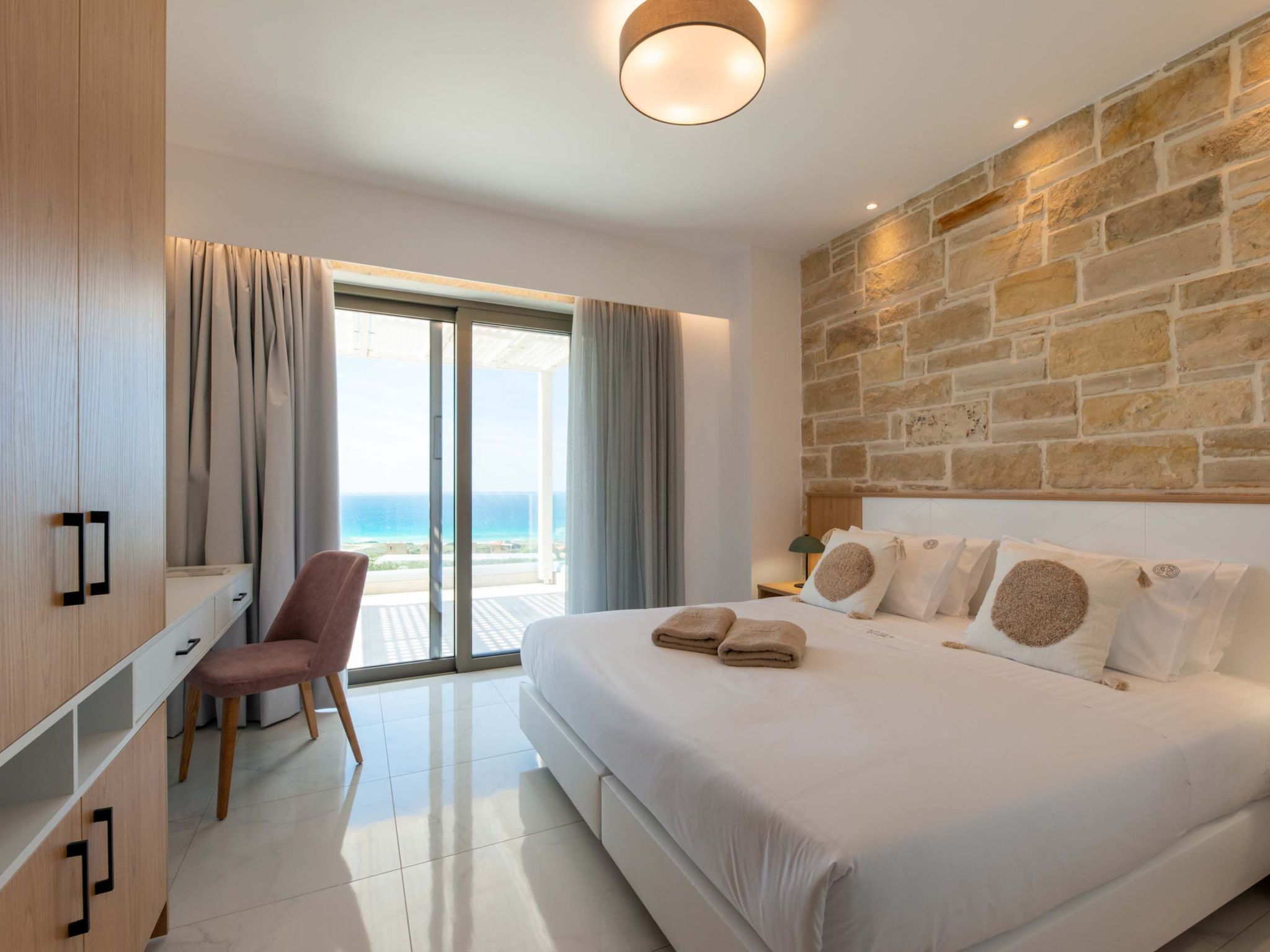 Actea Seaview Villa I ''Free''beheizter Pool, 800m Meer-Binnen