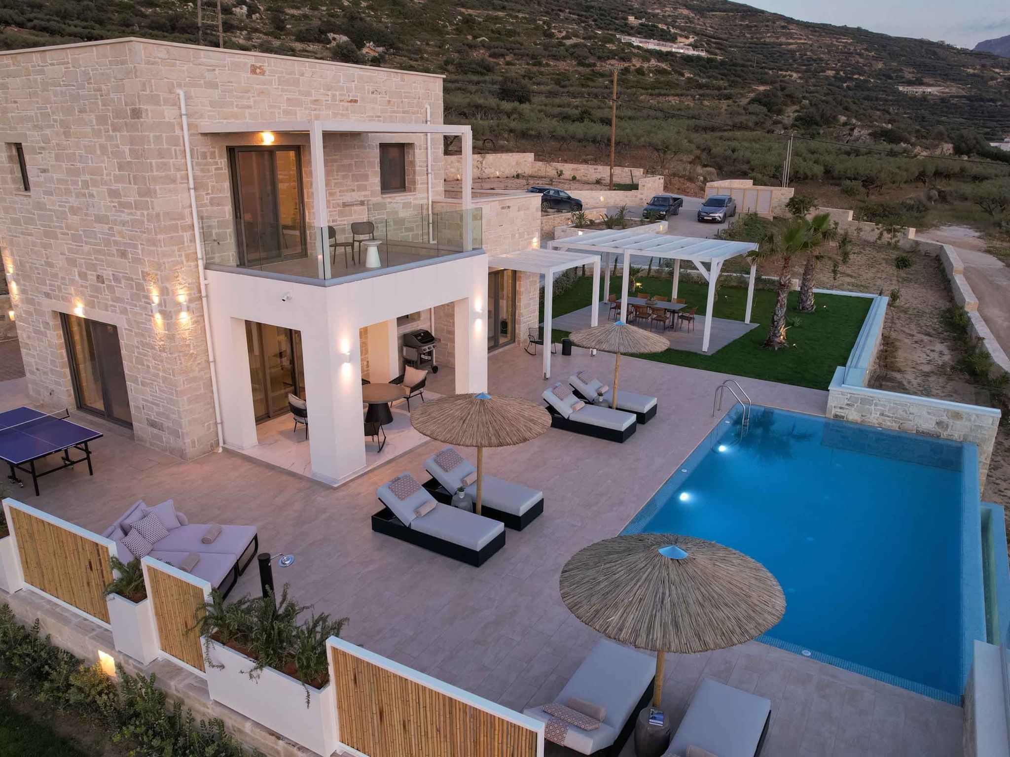 Actea Seaview Villa I ''Free''beheizter Pool, 800m Meer-Binnen