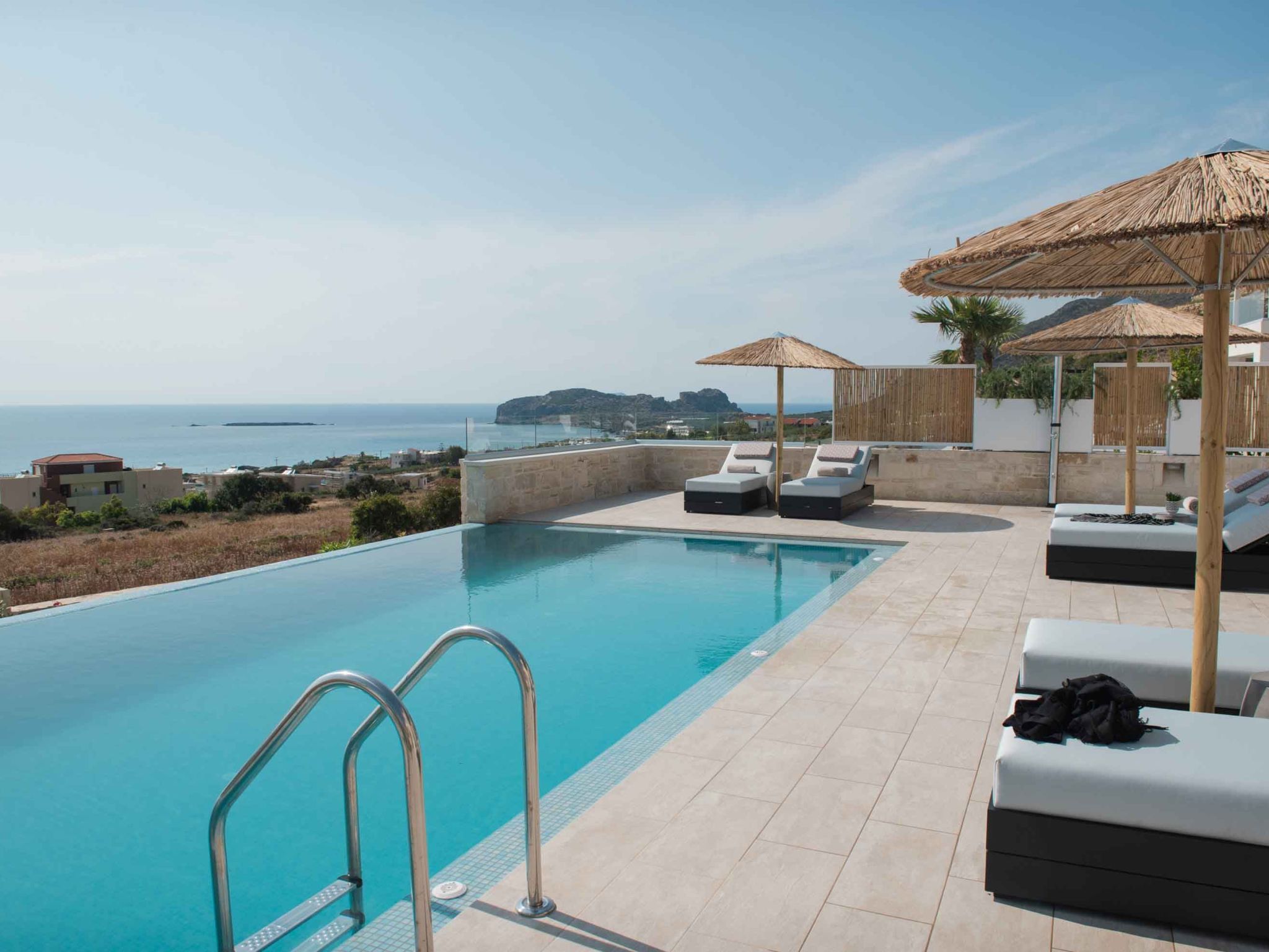 Actea Seaview Villa I ''Free''beheizter Pool, 800m Meer-Binnen
