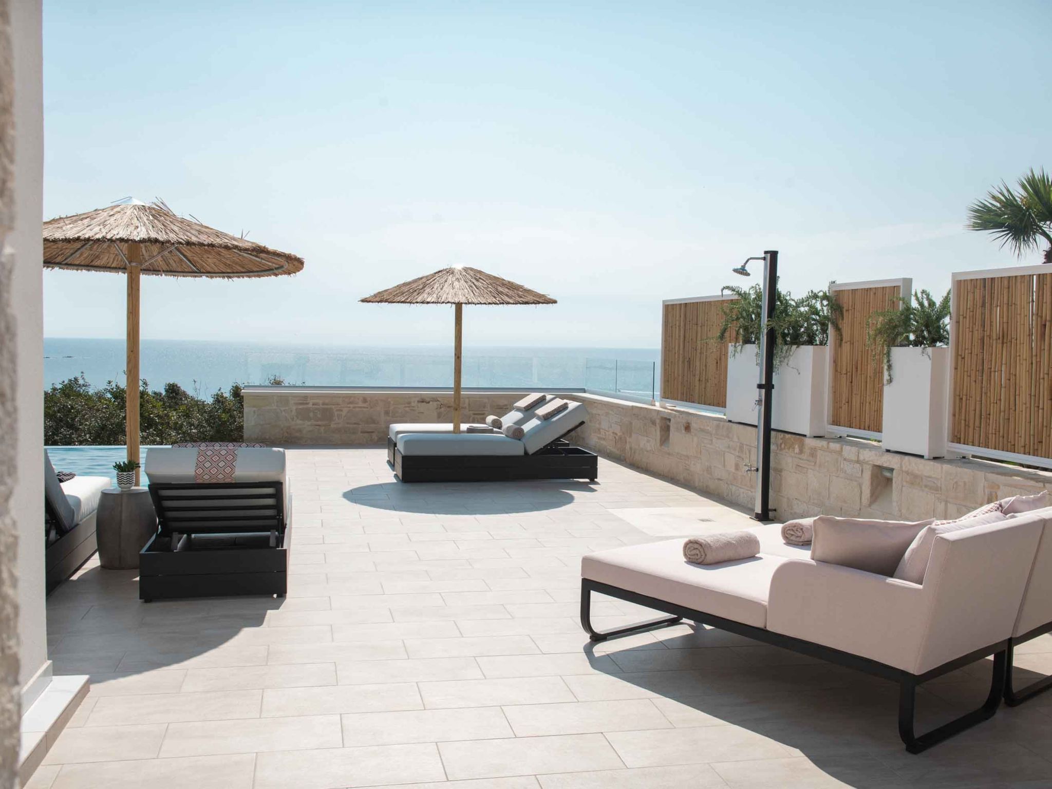 Actea Seaview Villa I ''Free''beheizter Pool, 800m Meer-Binnen