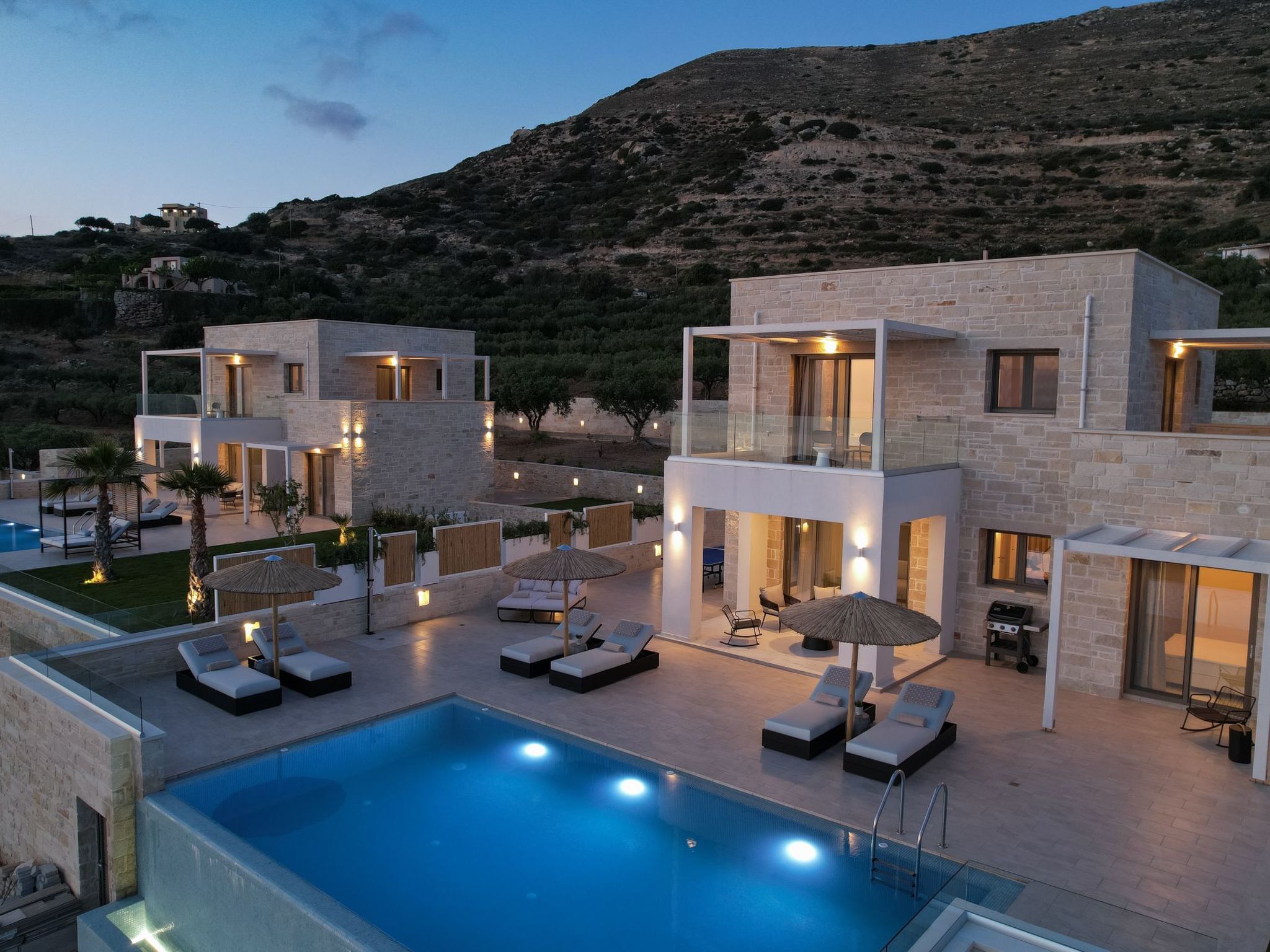 Actea Seaview Villa I ''Free''beheizter Pool, 800m Meer-Binnen