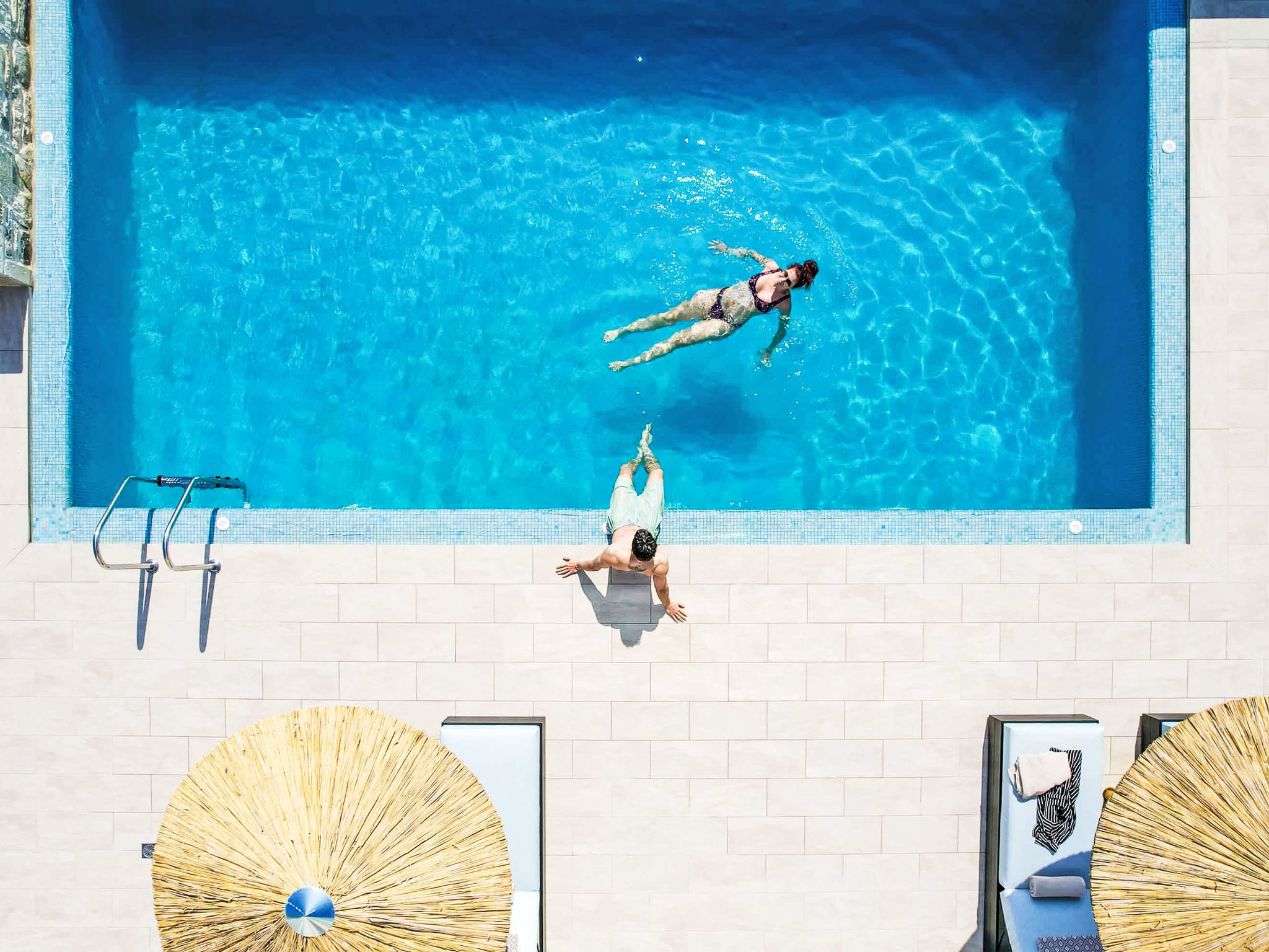 Maison Actea Seaview Villa I ''Free''beheizter Pool, 800m Meer – Piscine extérieure, photo 6 sur 55