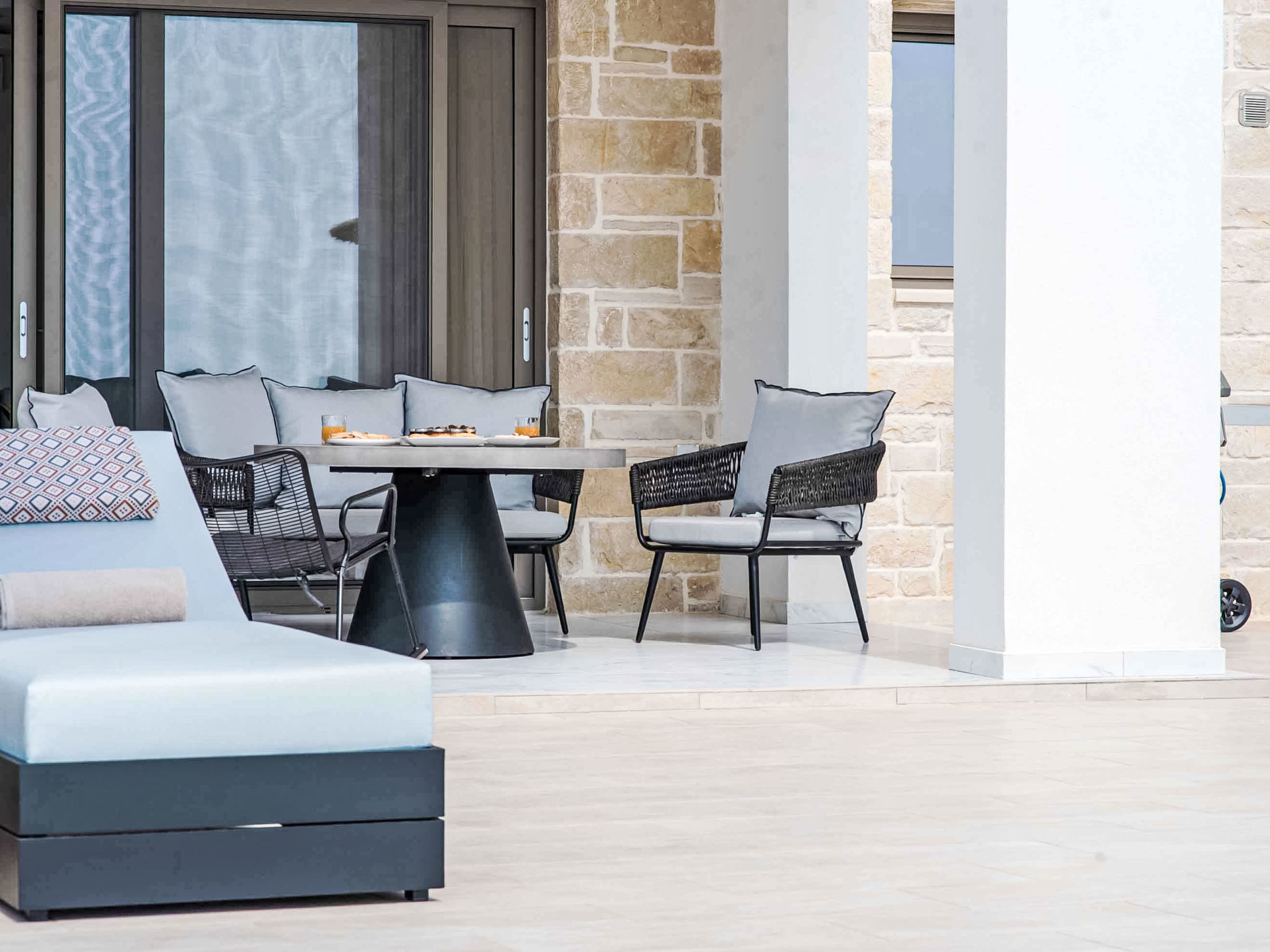 Maison Actea Seaview Villa I ''Free''beheizter Pool, 800m Meer – Terrasse, photo 10 sur 55