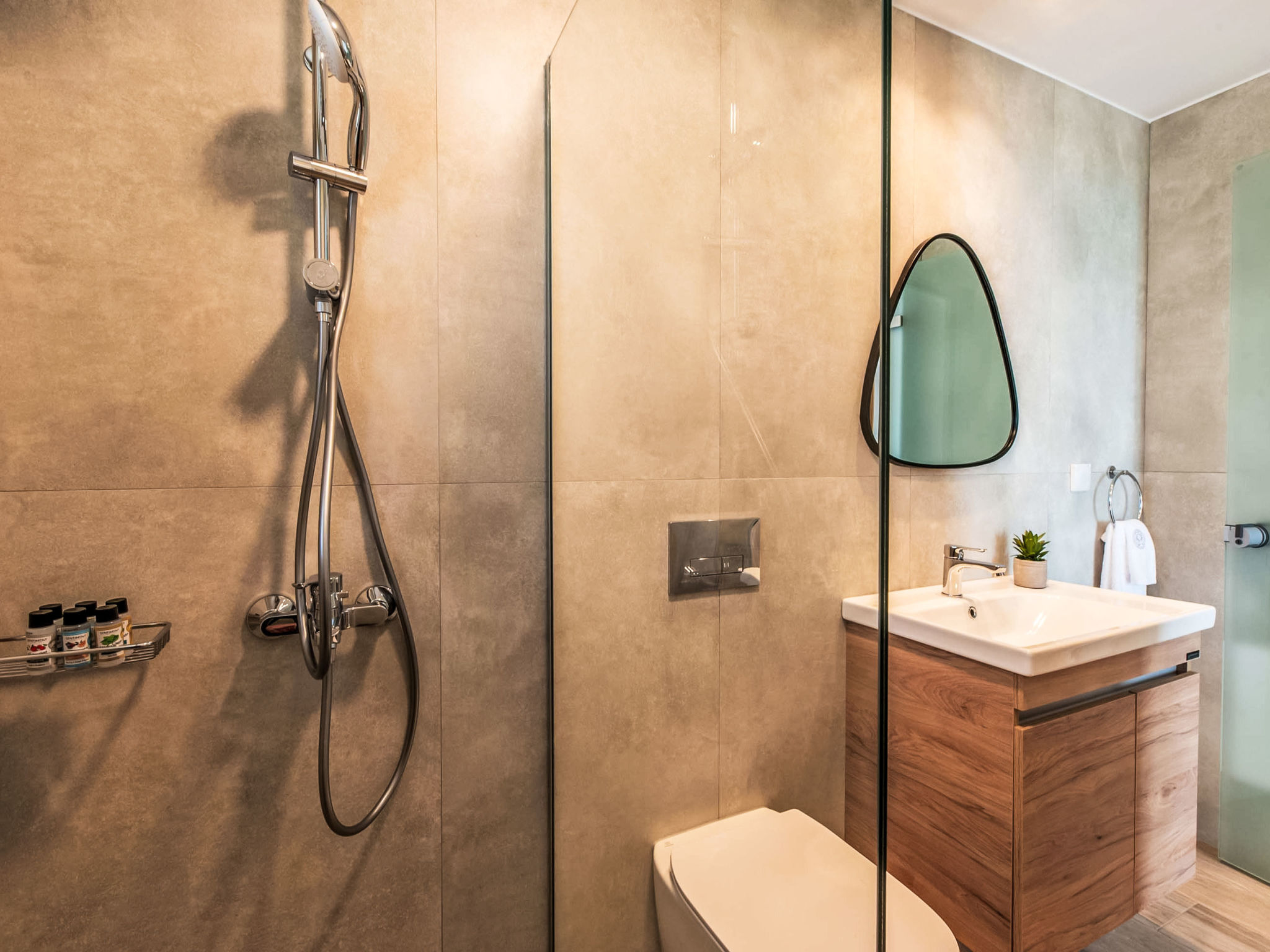 Maison Actea Seaview Villa I ''Free''beheizter Pool, 800m Meer – Salle de bains, photo 30 sur 55