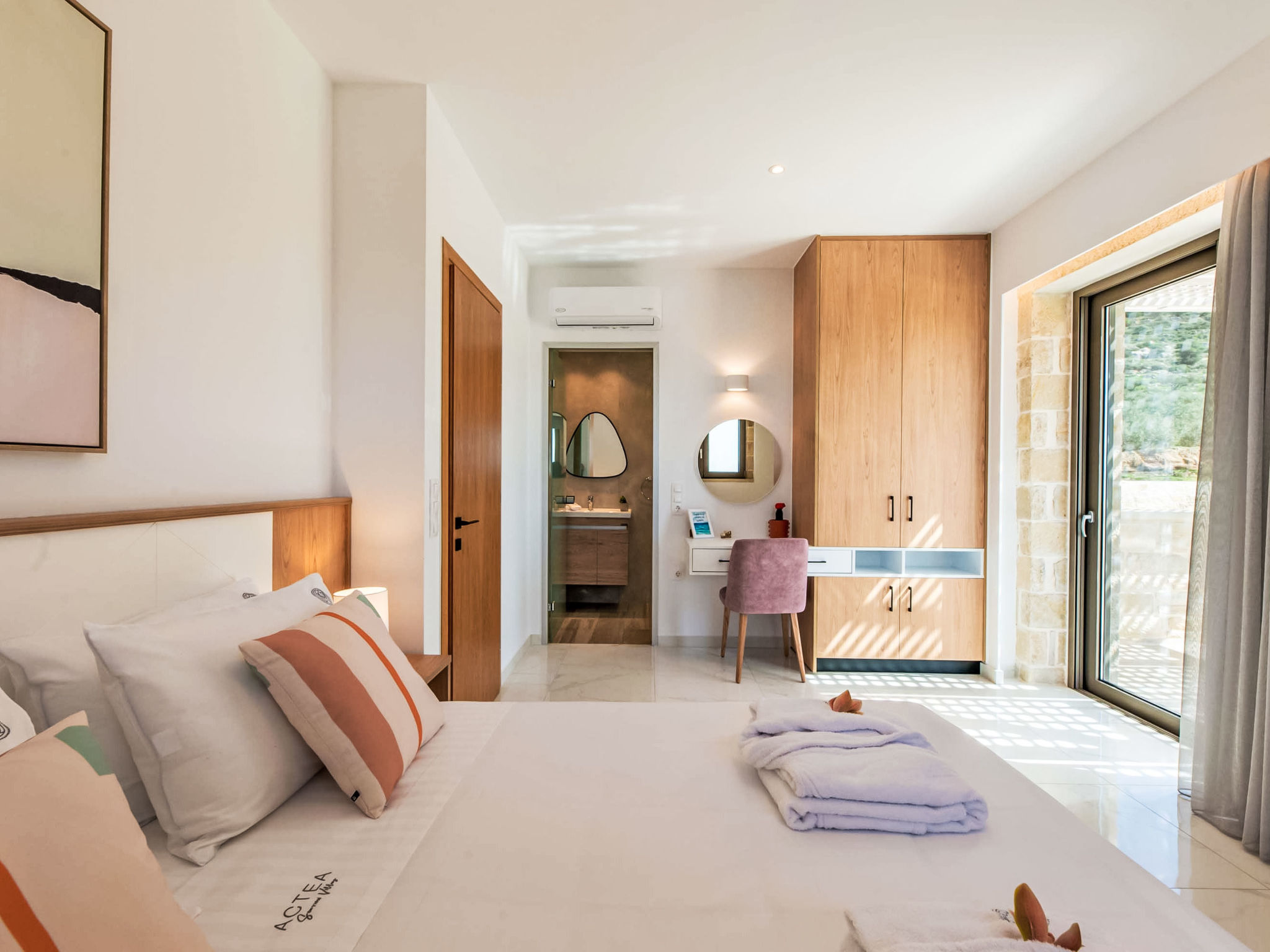 Maison Actea Seaview Villa I ''Free''beheizter Pool, 800m Meer – Chambre, photo 36 sur 55