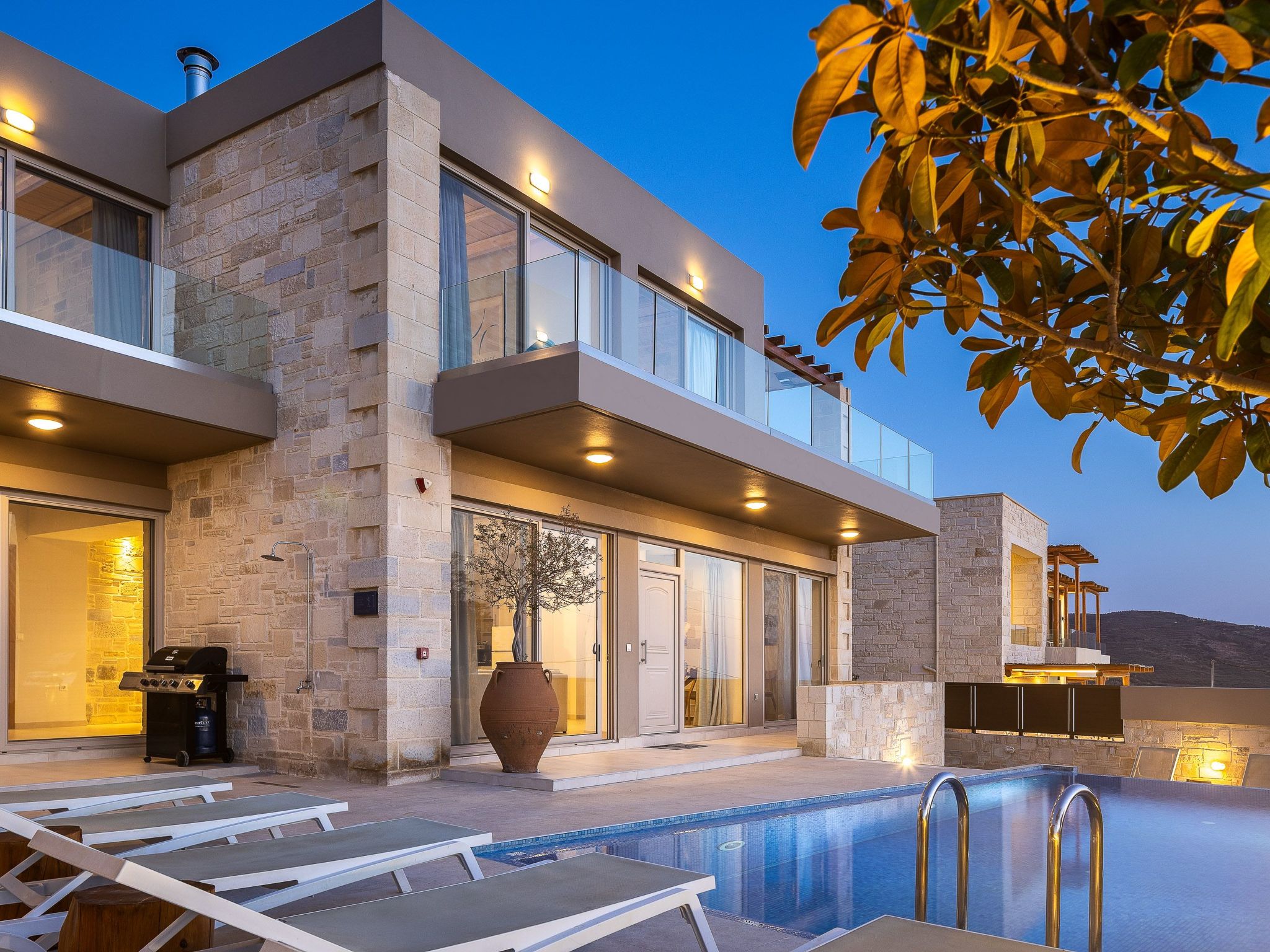 Villa Elpida I Meerblick, ''beheizter'' Pool