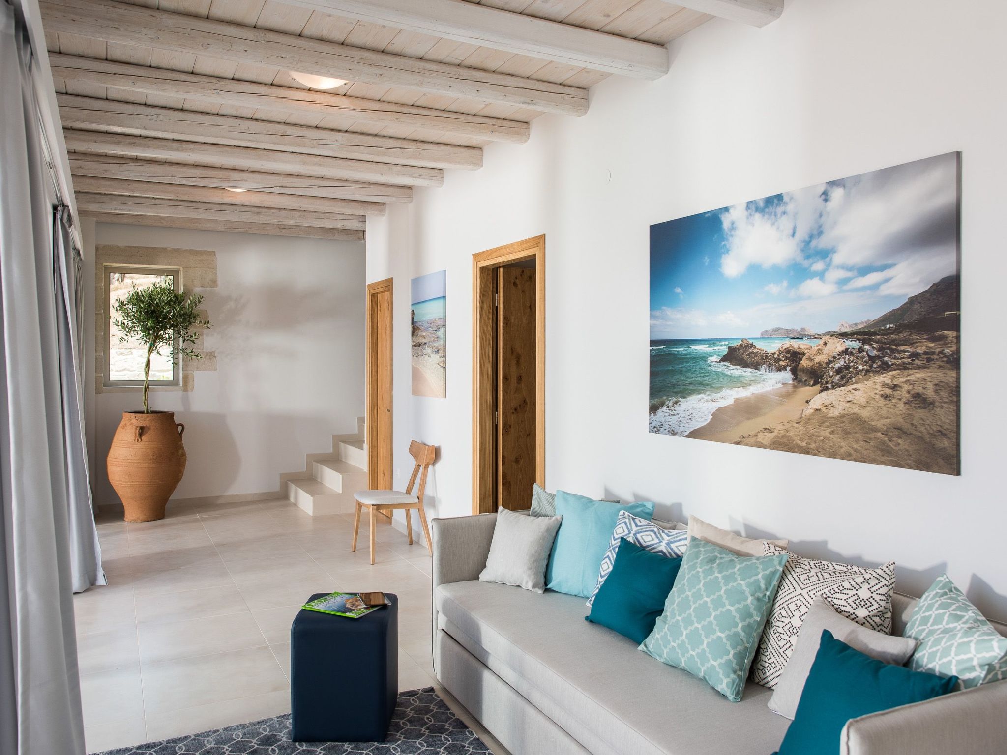 Villa Elpida I Meerblick, ''beheizter'' Pool-Binnen