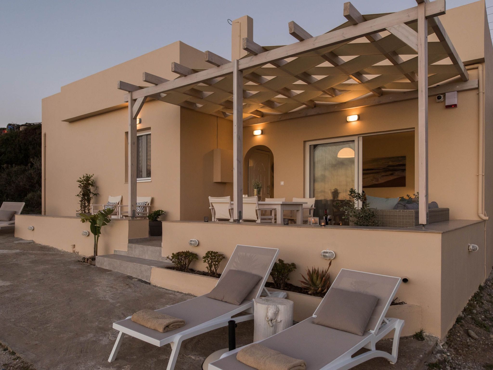 Falasarna Haus am Meer I 50m zum Strand-Binnen