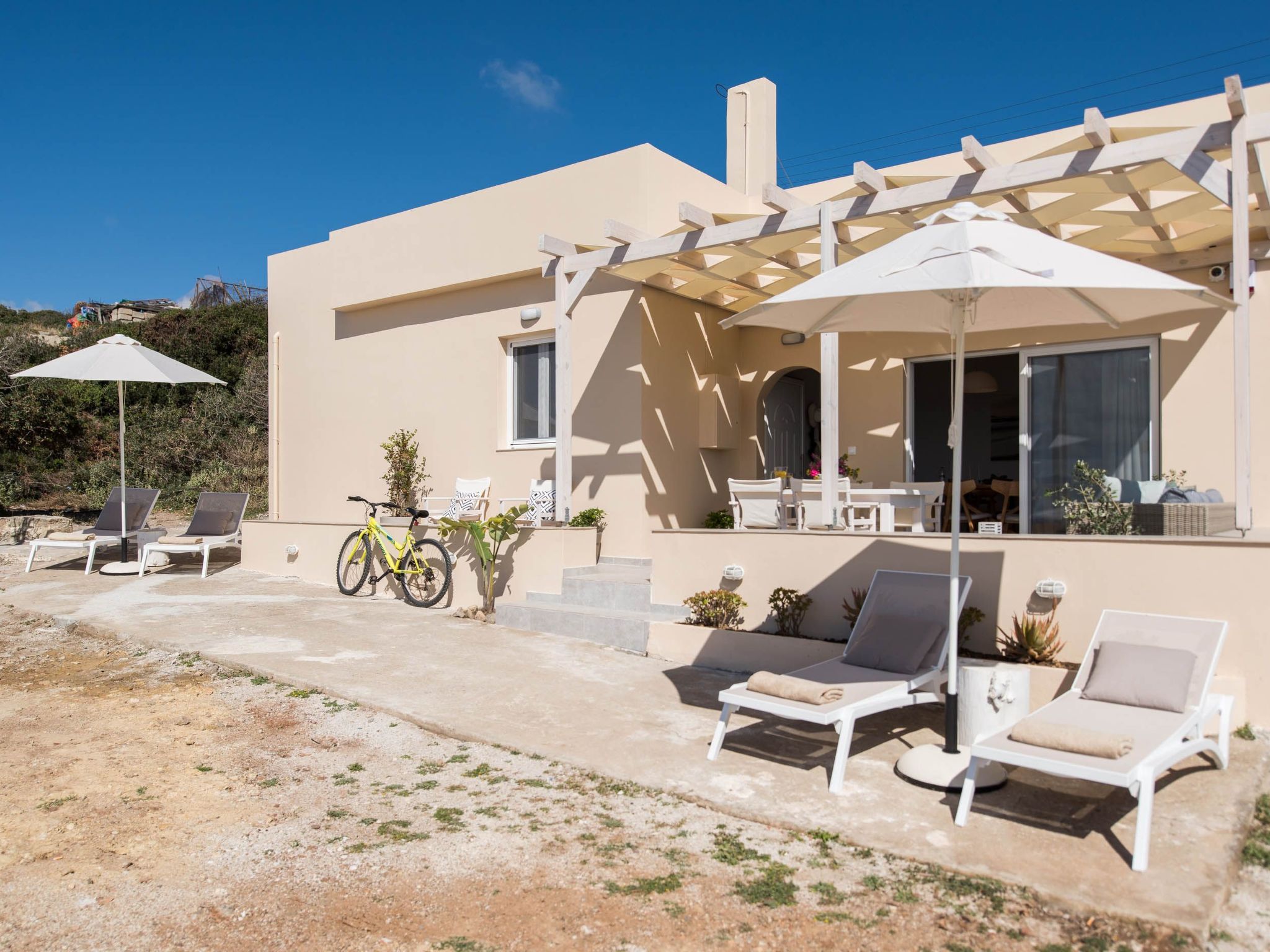 Falasarna Haus am Meer I 50m zum Strand-Binnen