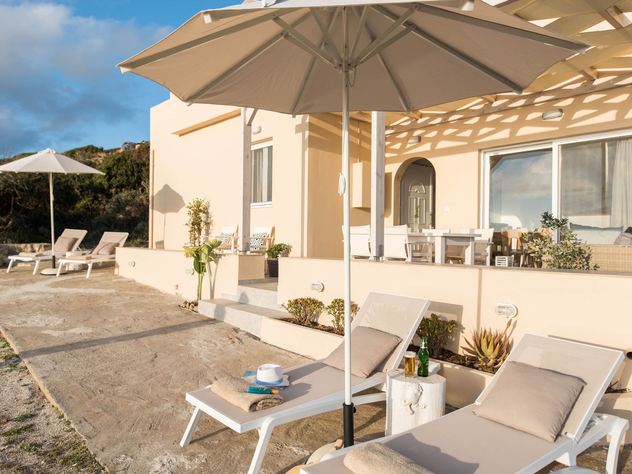 Falasarna Haus am Meer I 50m zum Strand-Binnen