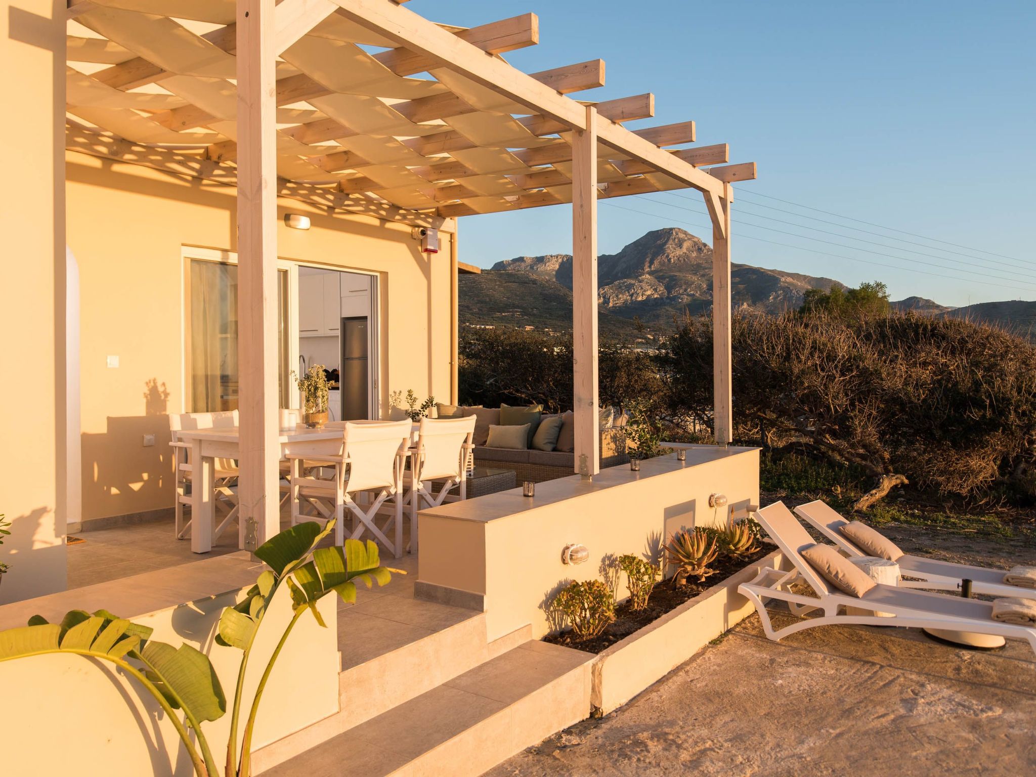 Falasarna Haus am Meer I 50m zum Strand-Binnen