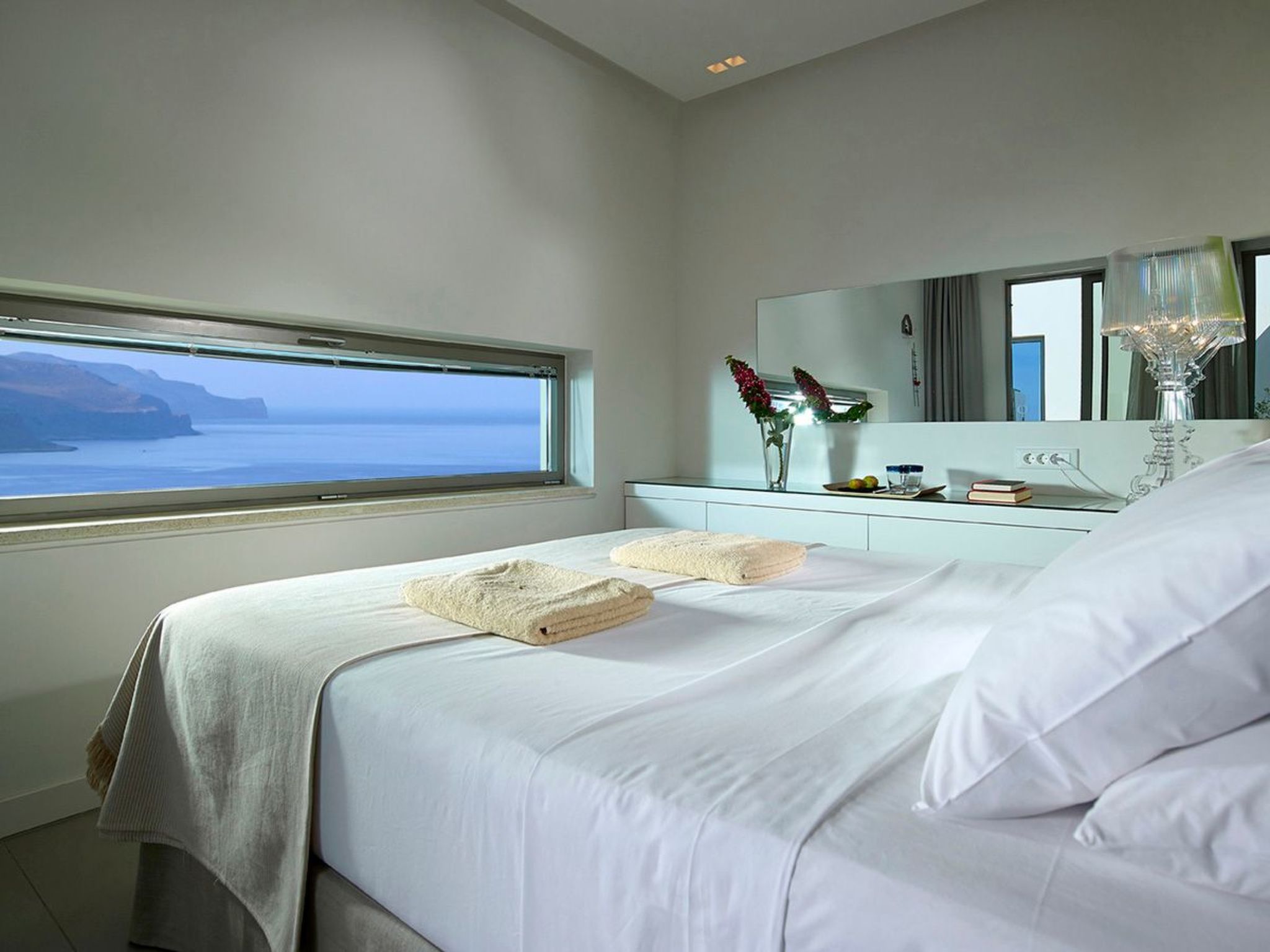 Experience the epitome of Cretan luxury at Villa Thalassa, nestled amidst the serene landscapes of rural Kissamos, only 2km from the town. This majestic villa, facing north-east, ensures a breathtakin..