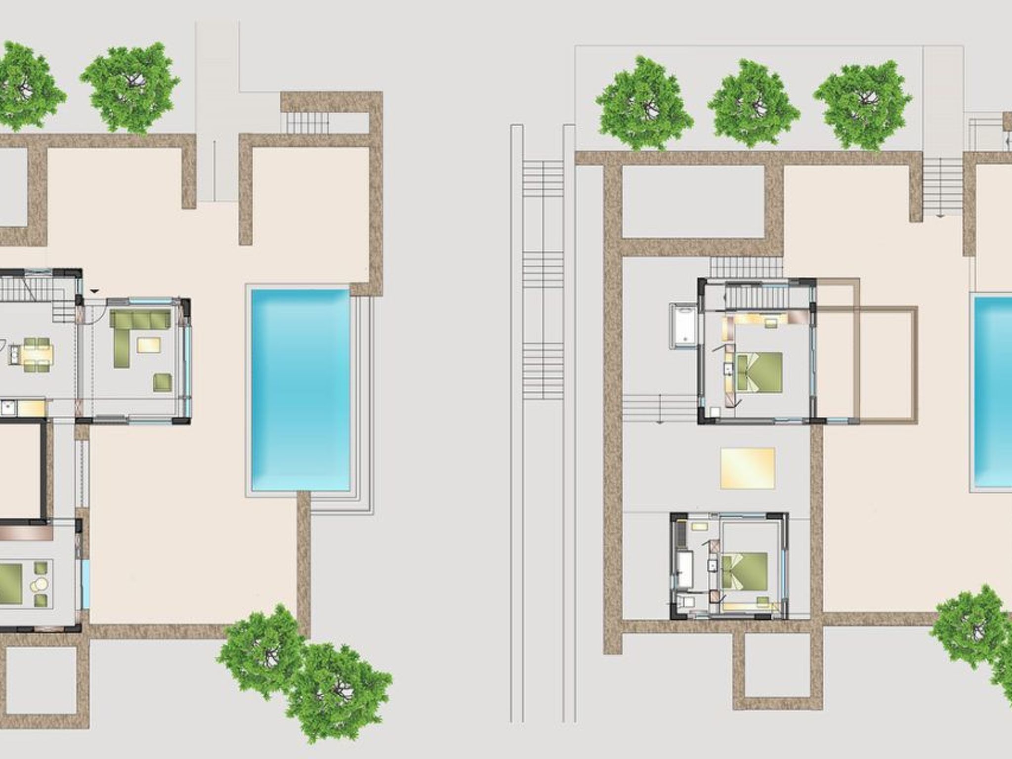 Youphoria Meerblick Villa Thalassa 3 Schlafzimmer-Binnen