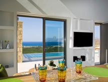 Villa Symphony: Luxe privévilla met verwarmd zwembad en zeezicht in Kissamos - thumbnail 1