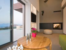 Villa Symphony: Luxe privévilla met verwarmd zwembad en zeezicht in Kissamos - thumbnail 6