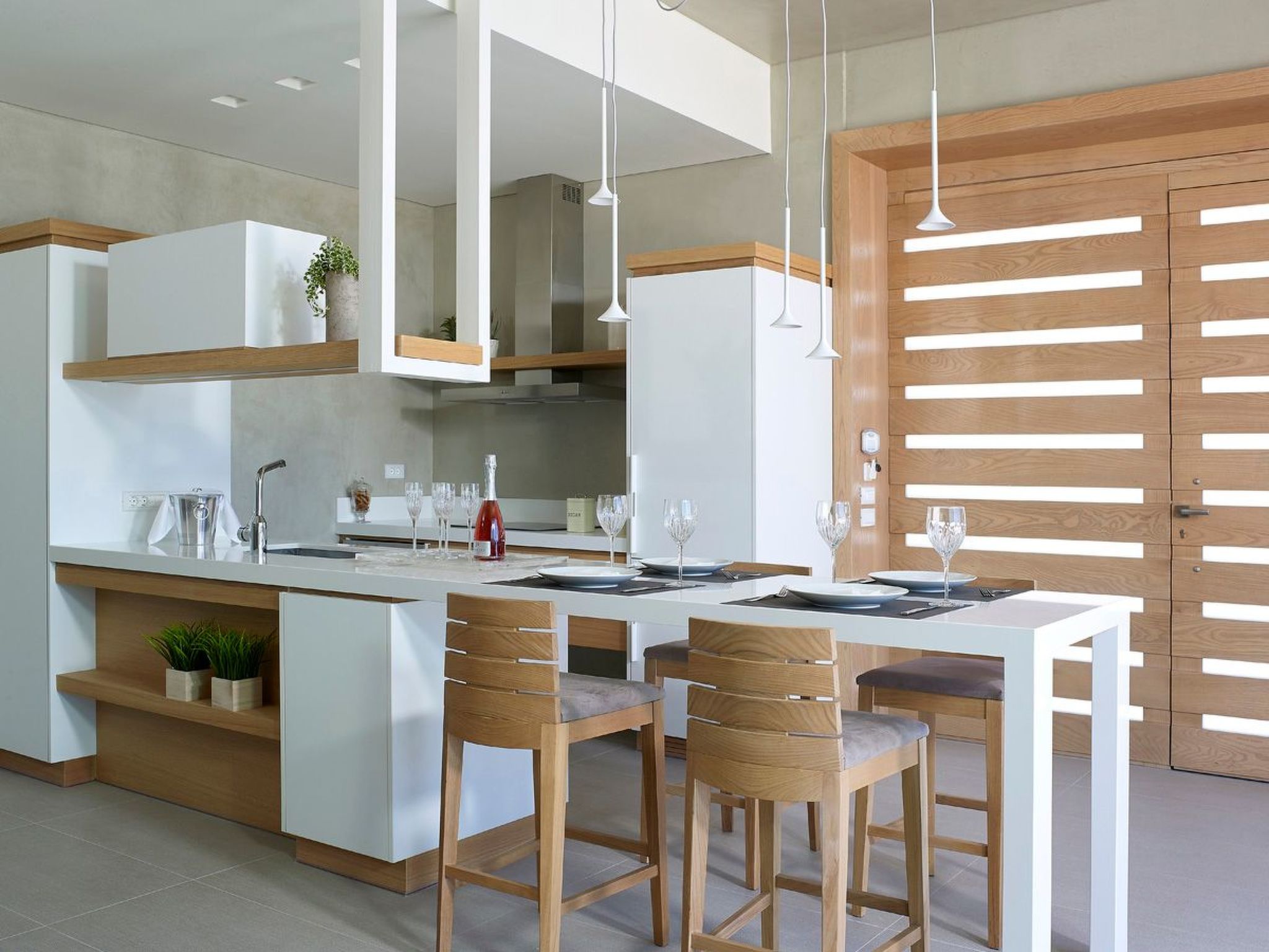 Villa am Strand von Ammos-Binnen