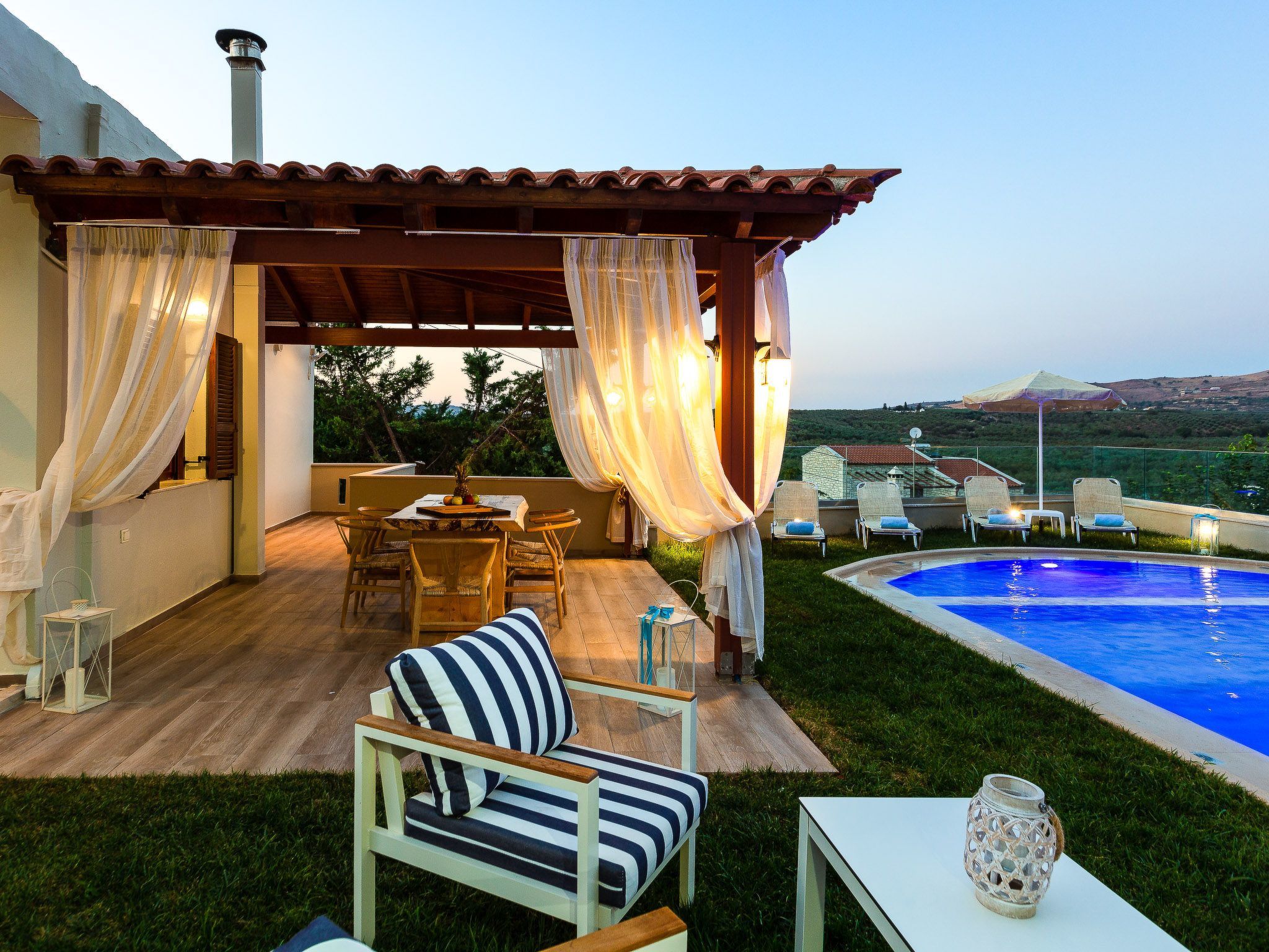 Vakantiehuis met privé zwembad in Angeliana Kriti (Griekenland) voor 5 personen