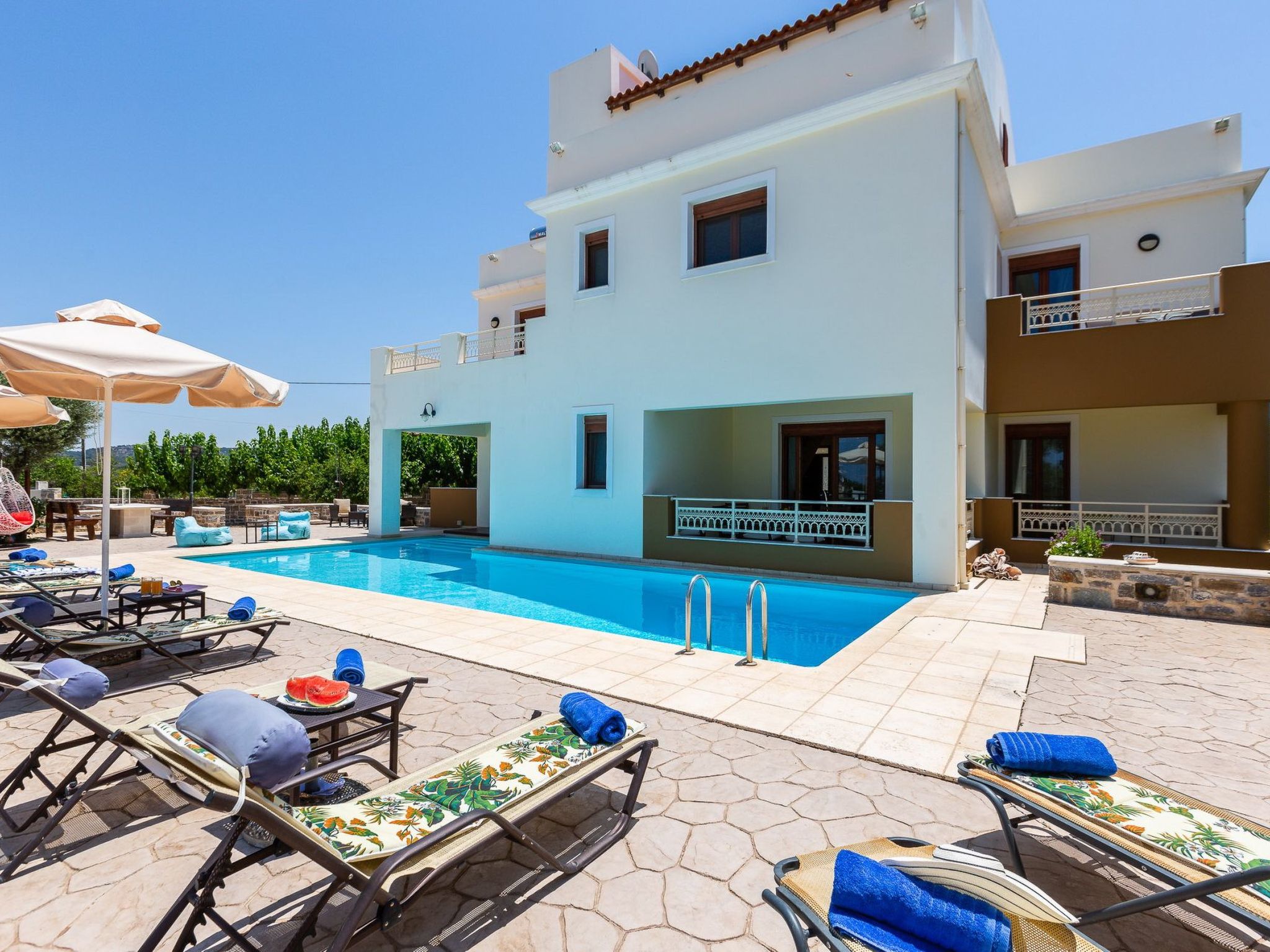 Vakantiehuis met privé zwembad in Angeliana Kriti (Griekenland) voor 11 personen