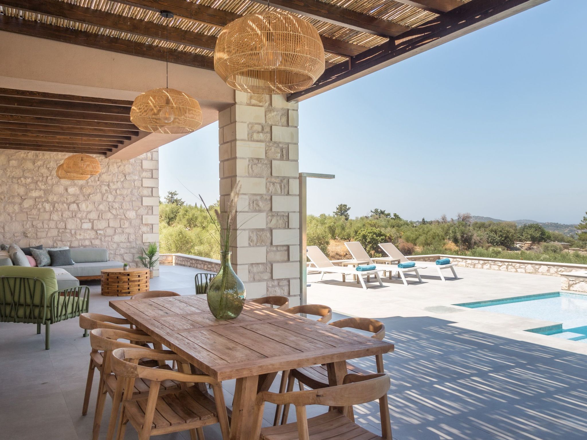 Brandneue Villa mit Meerblick, privatem Pool und Ping Pong-Dedans