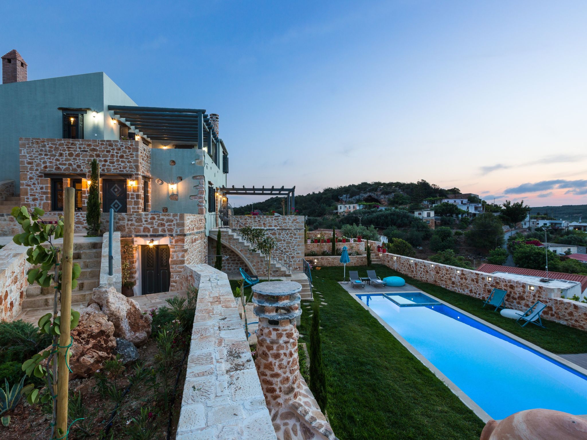 In Achlades mit Privatem Pool-Binnen