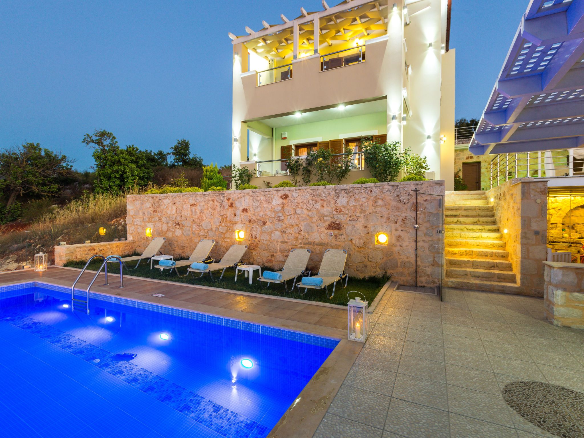 Villa 'Kampos' mit eigenem Pool