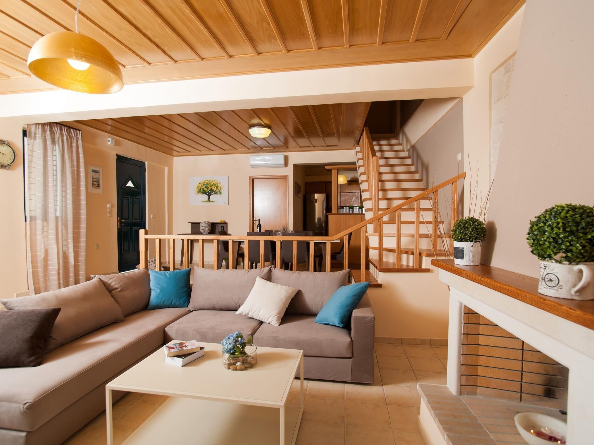 Schönes Haus in Panormos mit kleinem Garten-Dedans