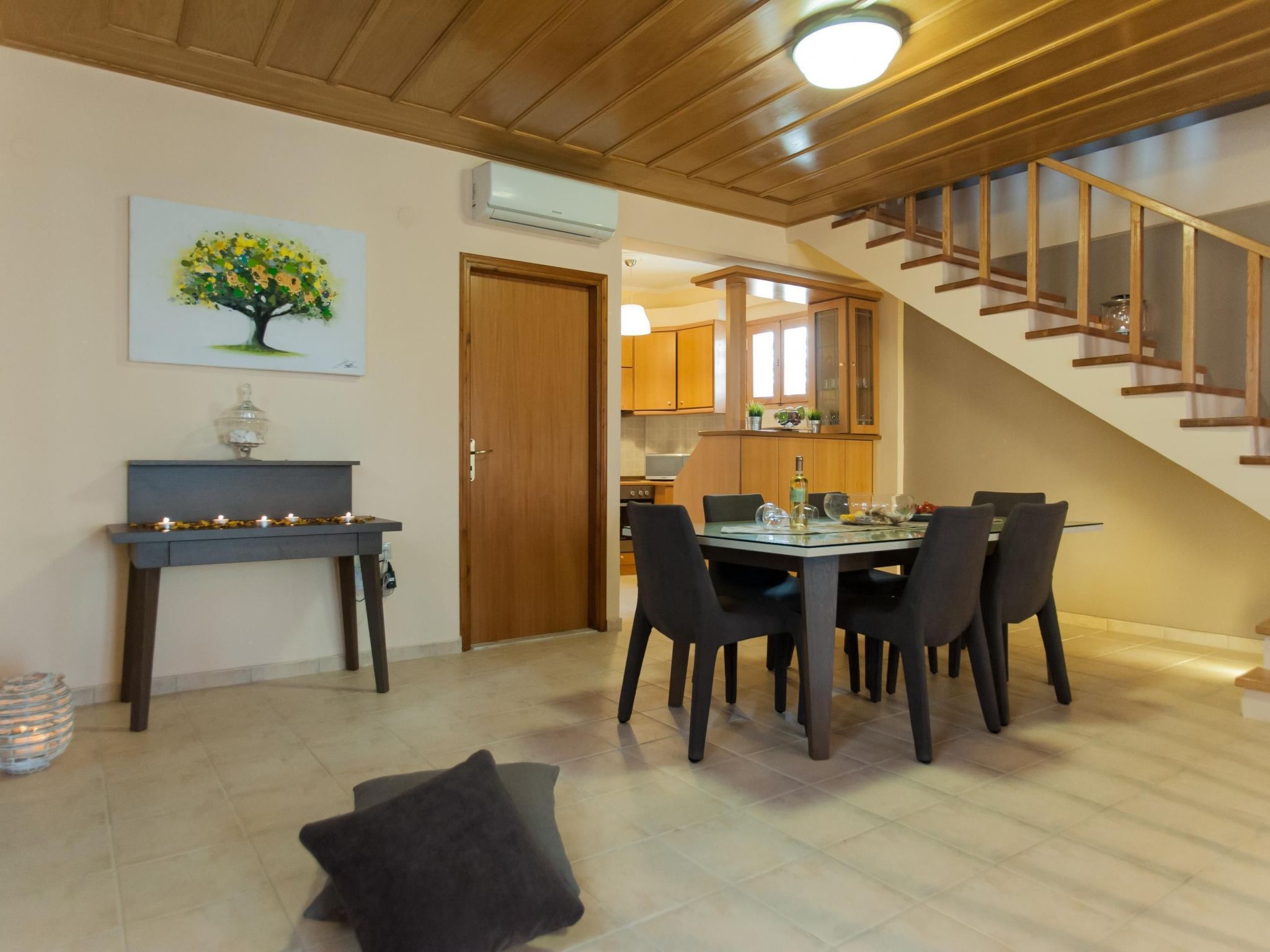 Schönes Haus in Panormos mit kleinem Garten-Dedans