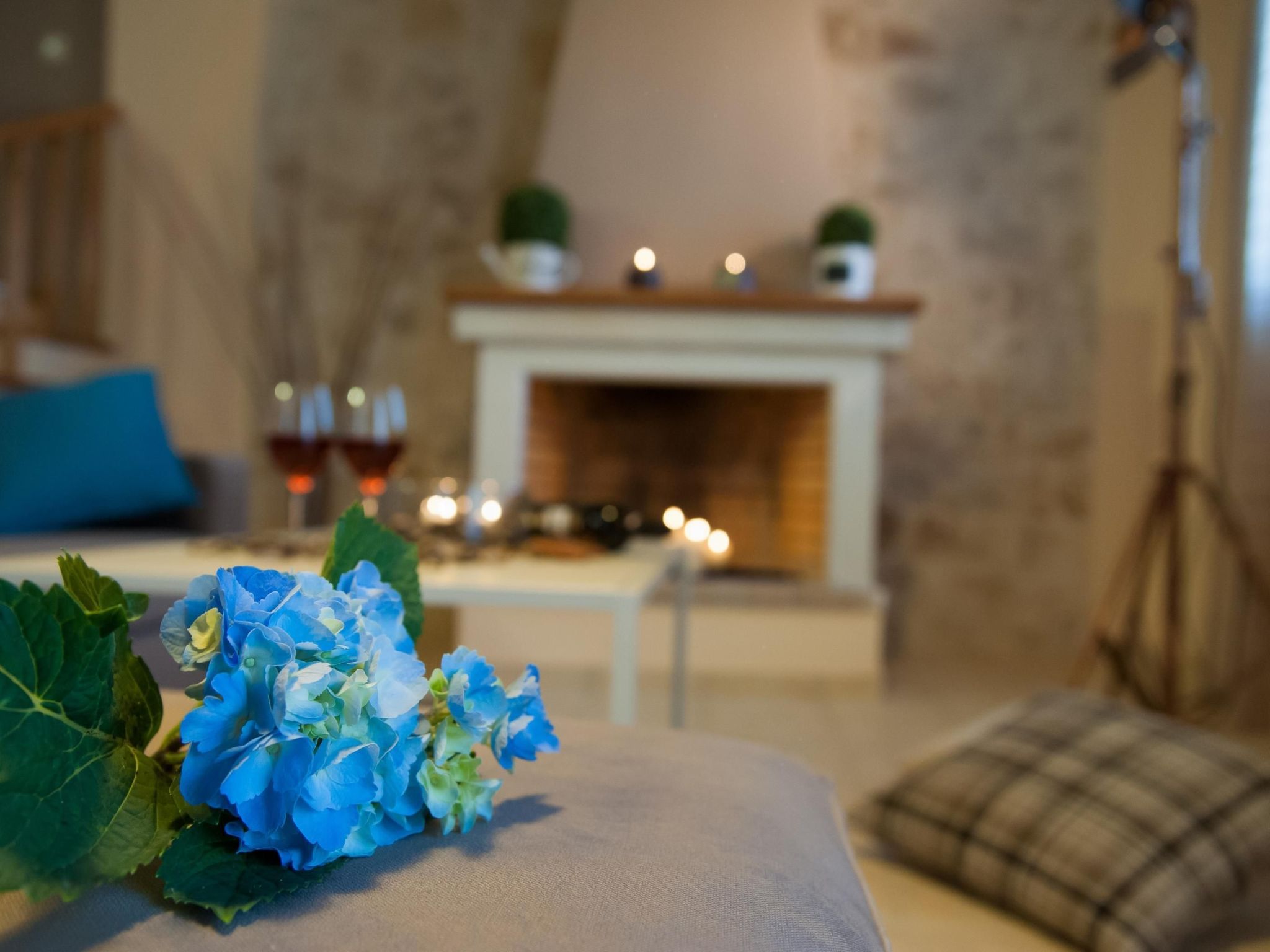 Schönes Haus in Panormos mit kleinem Garten-Dedans