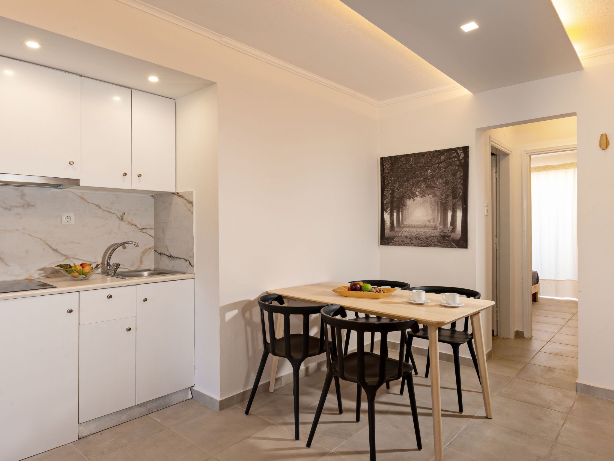 Mit Balkon für 3 Personen-Dedans