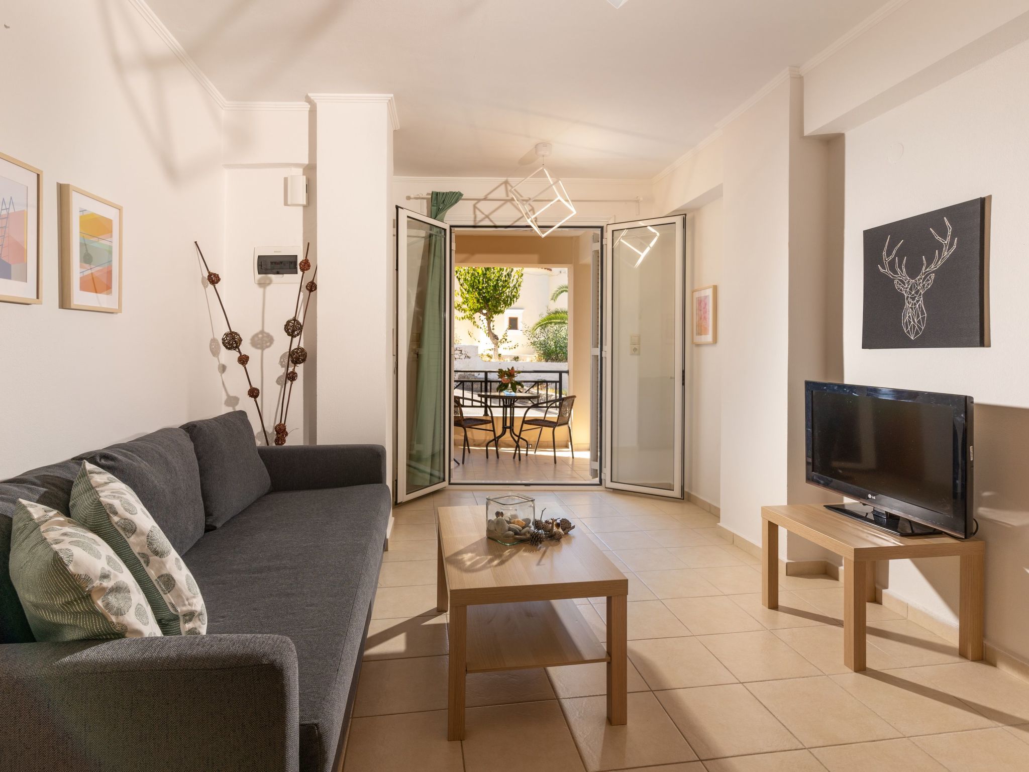 Mit Balkon für 3 Personen-Dedans