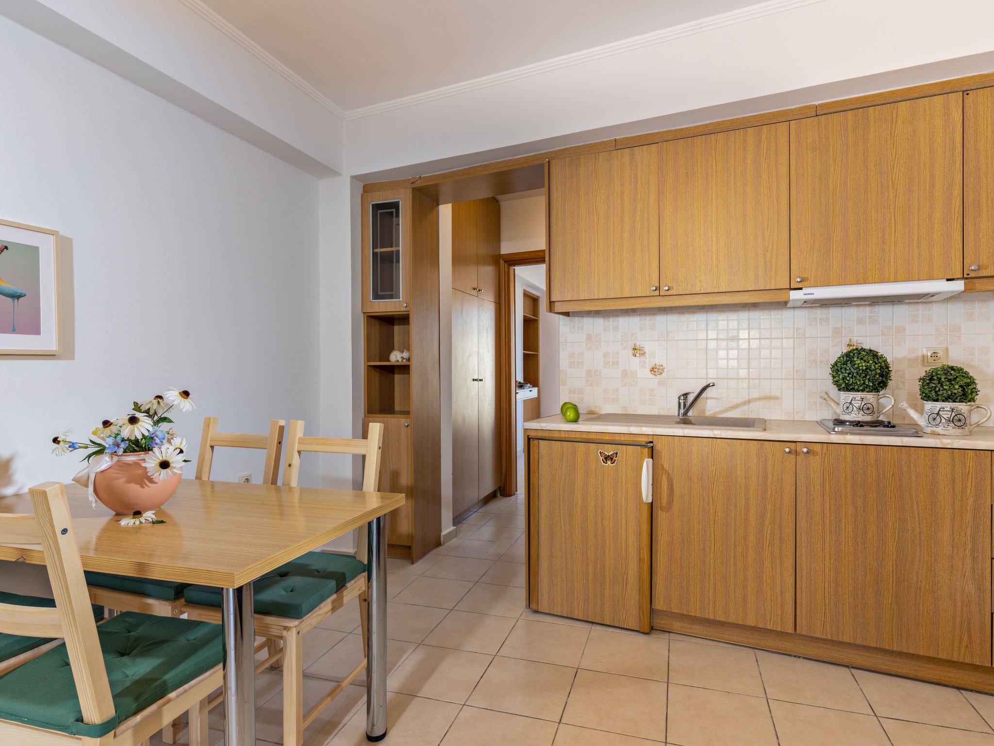 Mit Balkon für 3 Personen-Dedans