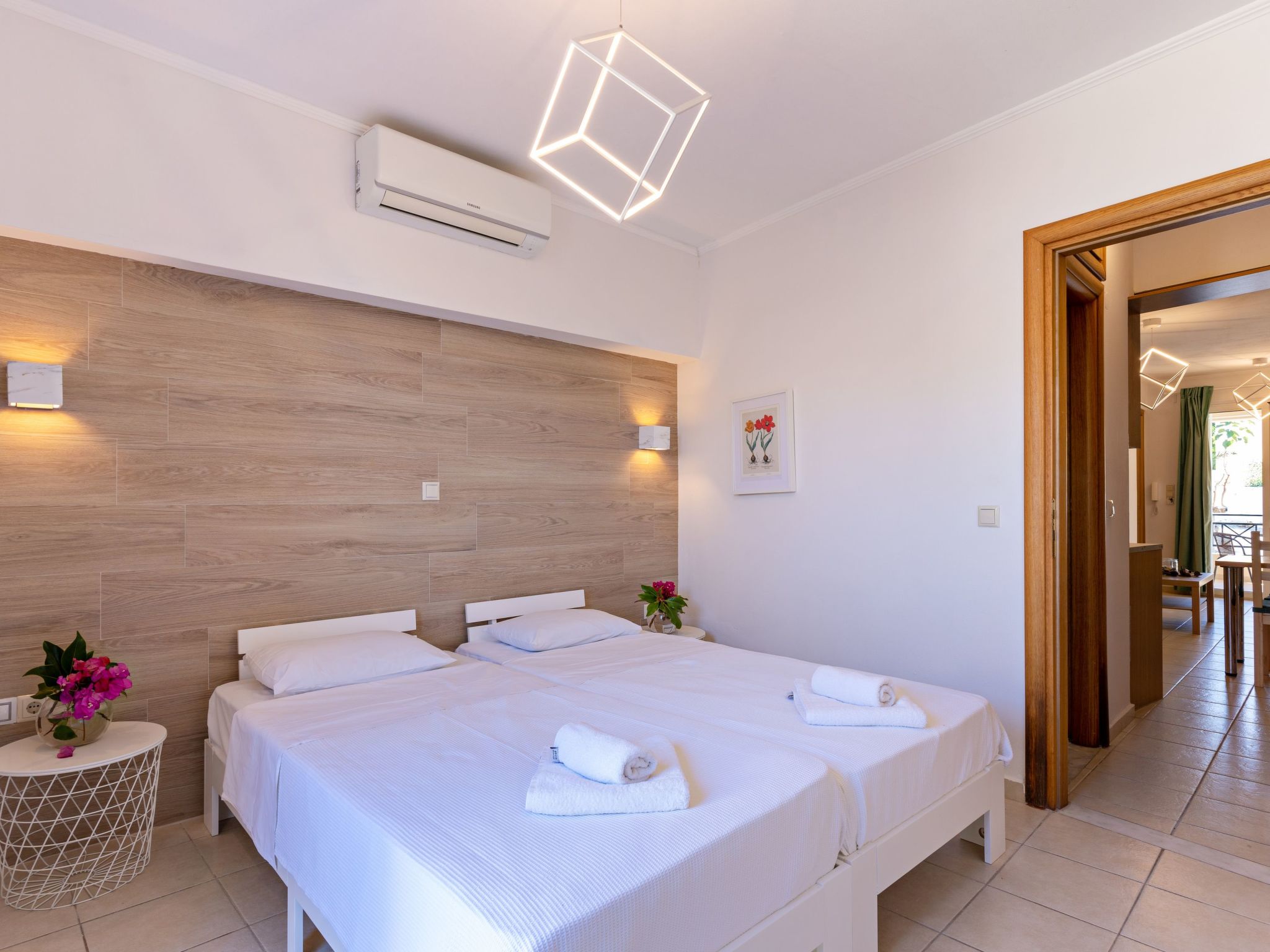 Mit Balkon für 3 Personen-Dedans