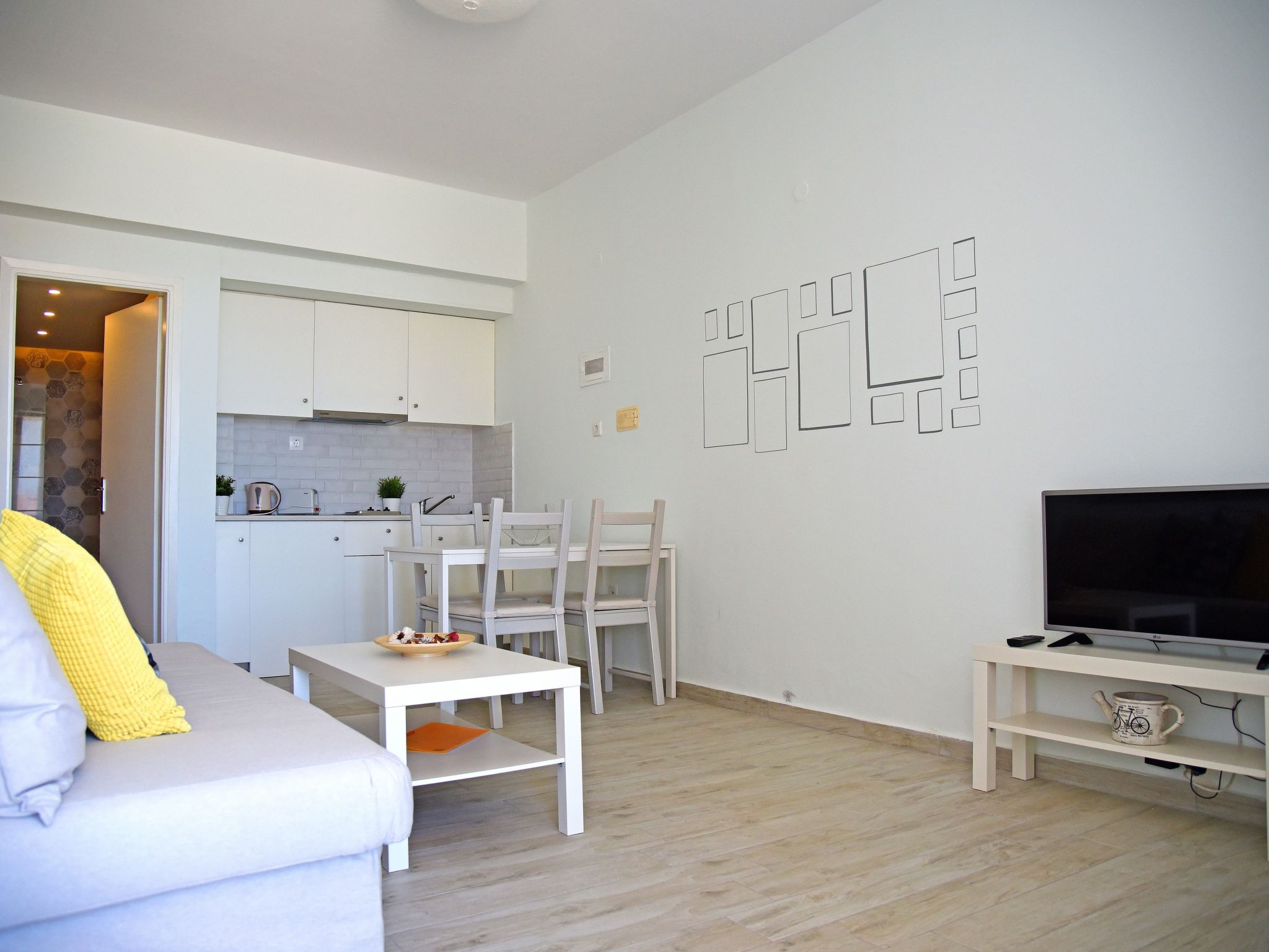 Mit Balkon für 3 Personen-Dedans