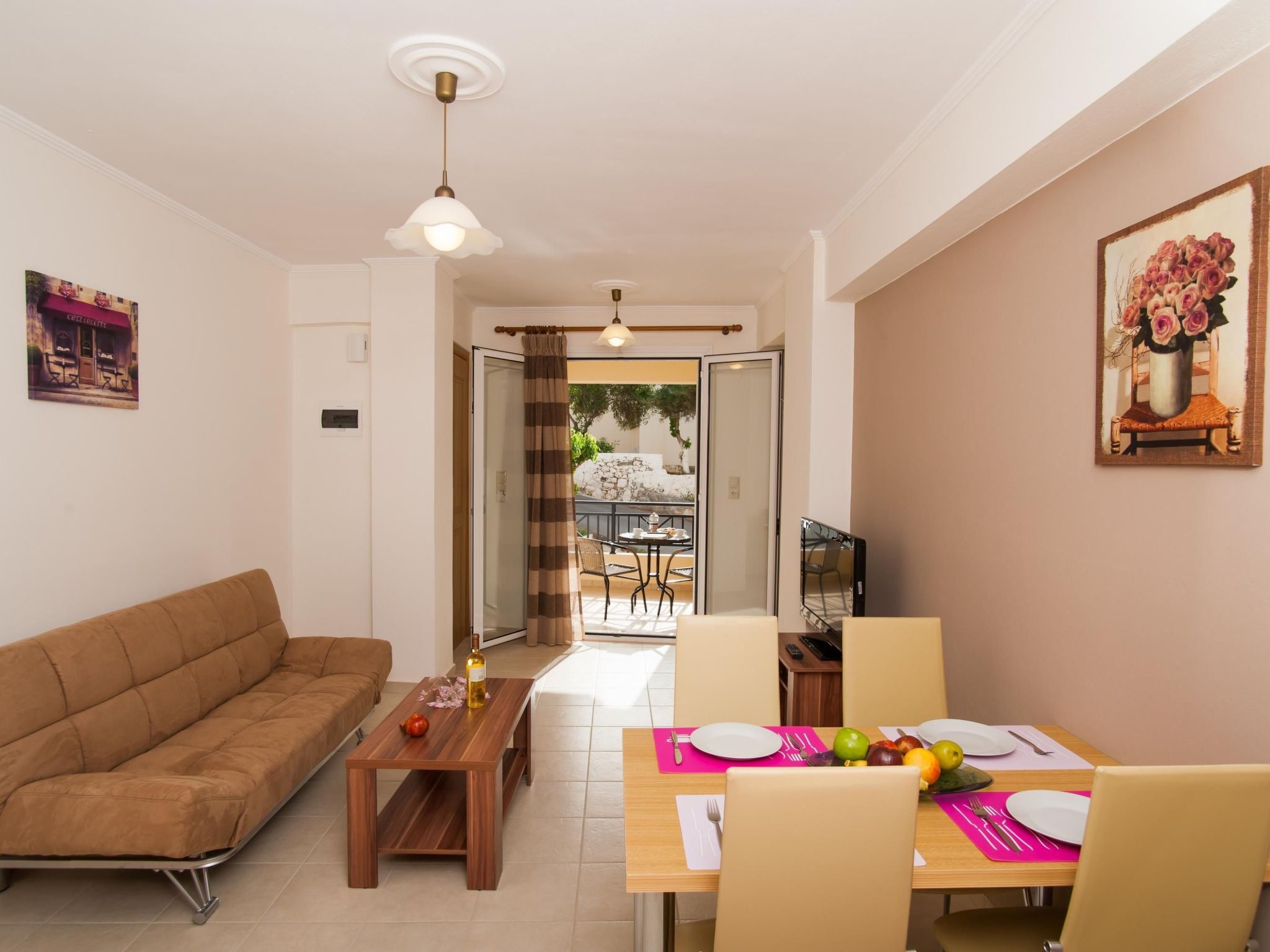 Mit Balkon für 3 Personen-Dedans